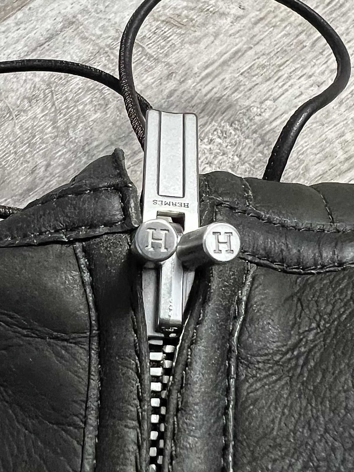 Hermes HERMES Jacket Leather Reversible Lambskin Sheepskin Shearlin Size US XL / EU 56 / 4 - 18 Thumbnail