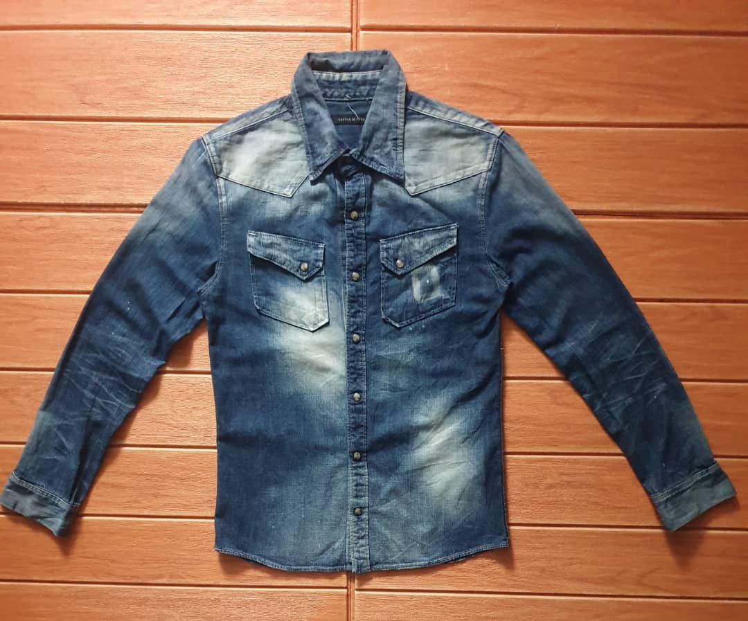💥Gostar de Fuga distressed Japanese style Western Shirt