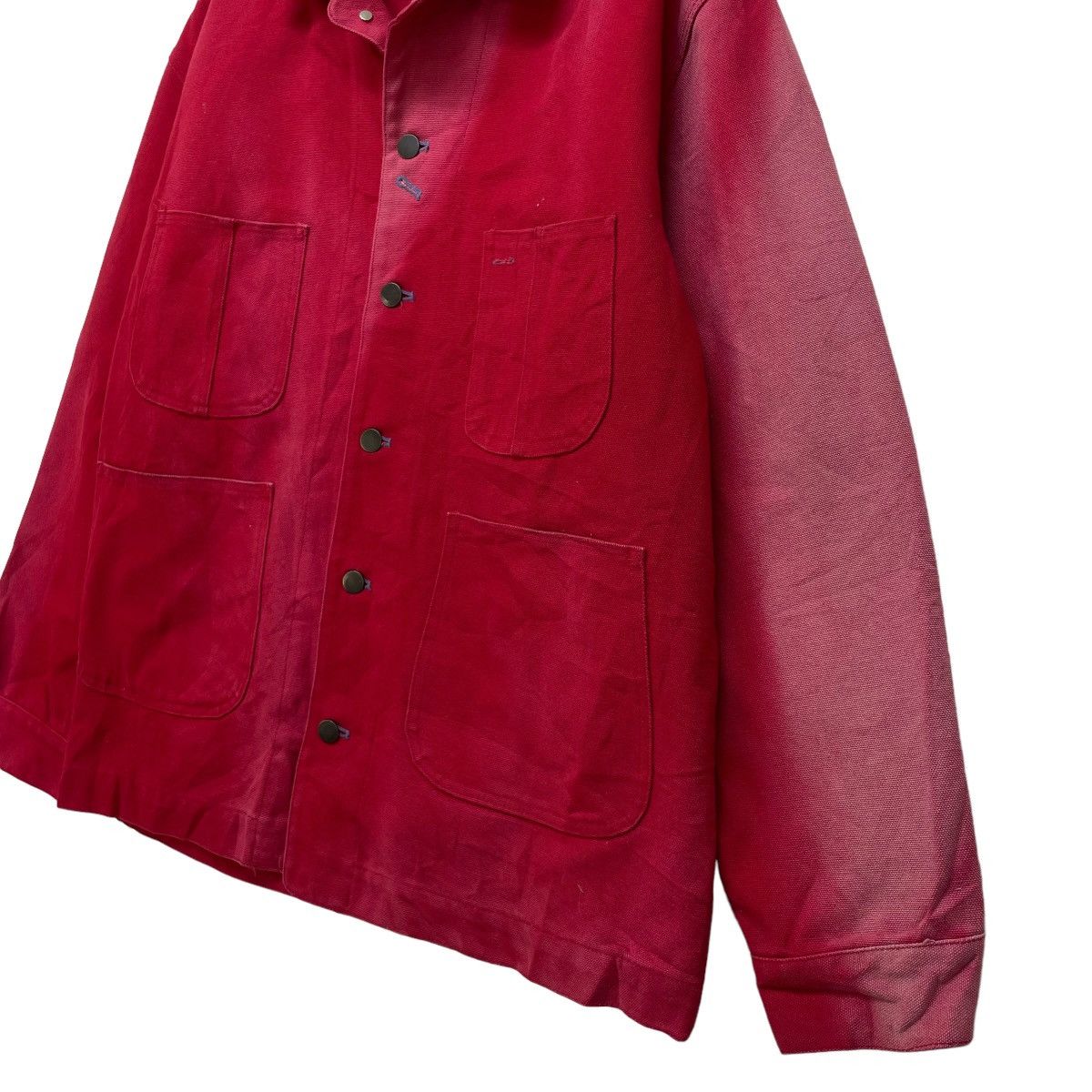 Japanese Brand 🔥Vintage Japanese Brand Crop Chore Sunfaded Chore Jacket Size US M / EU 48-50 / 2 - 5 Thumbnail