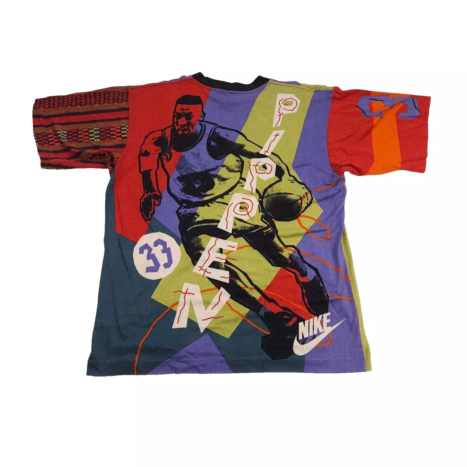 Nike Vintage 90s Nike Scottie Pippen Hoop Heroes AOP Shirt Size L Size US M / EU 48-50 / 2 - 1 Thumbnail