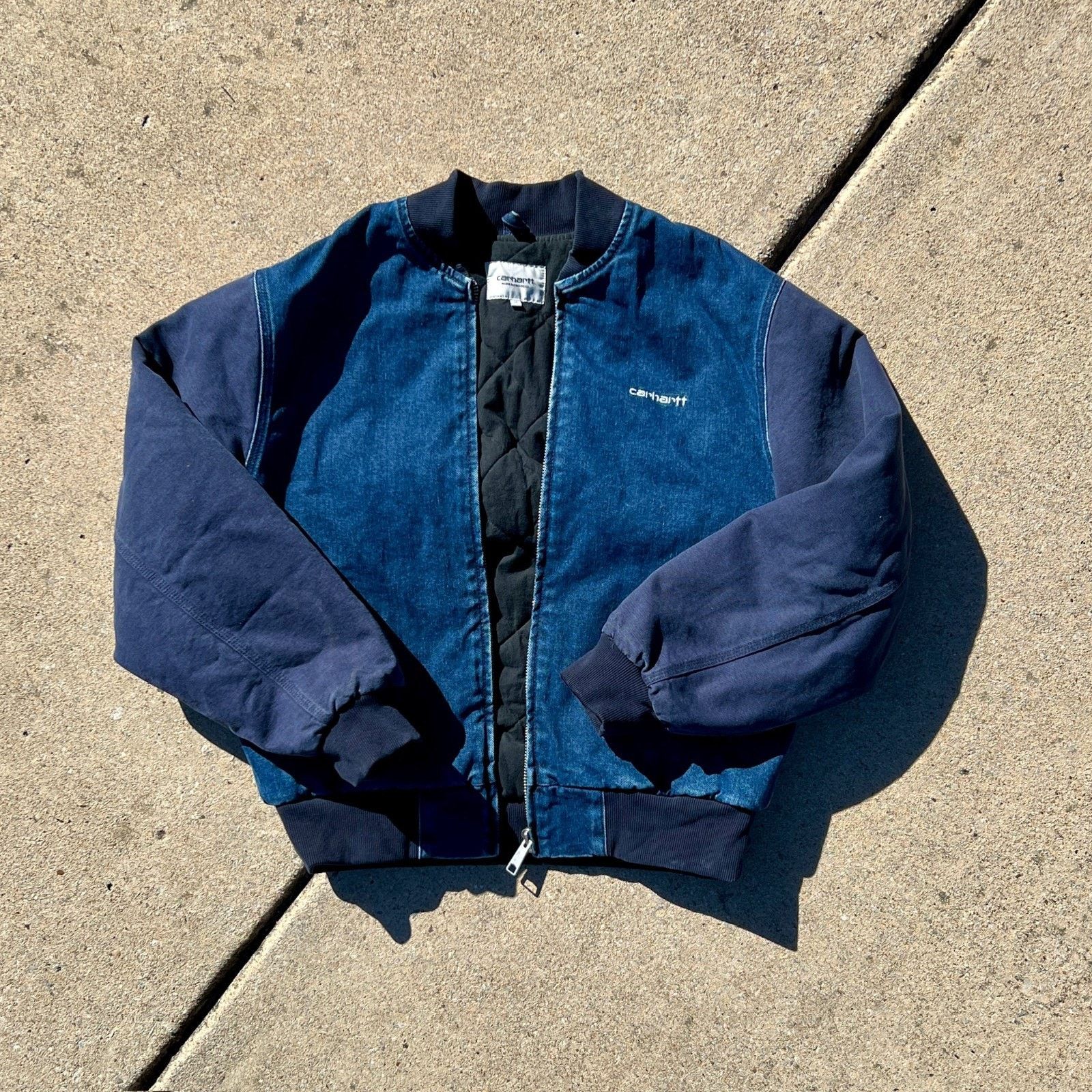 Carhartt Carhartt WIP Paxon Bomber - Blue Denim | Size M Size US M / EU 48-50 / 2 - 1 Thumbnail