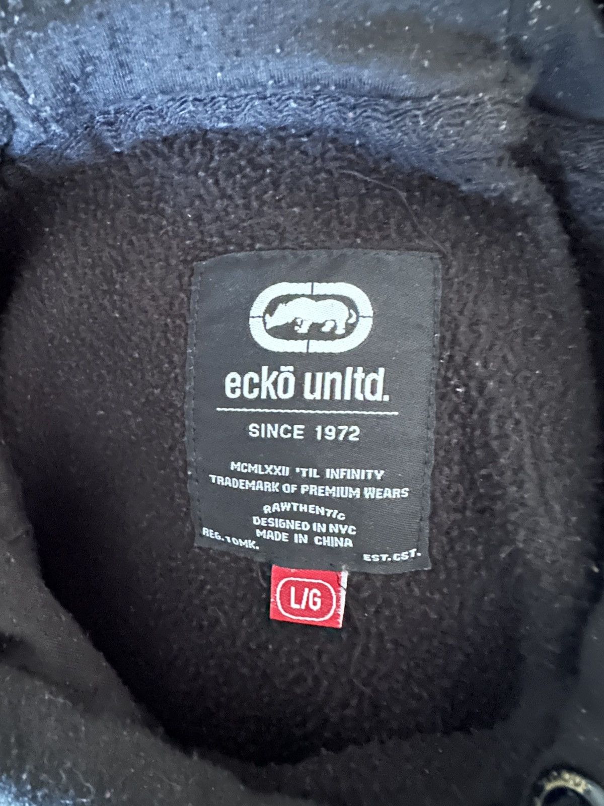 Ecko Unltd. Y2K Ecko Untld. Unique Rhino Pattern on Logo Hoodie 🦏 Size US L / EU 52-54 / 3 - 5 Thumbnail