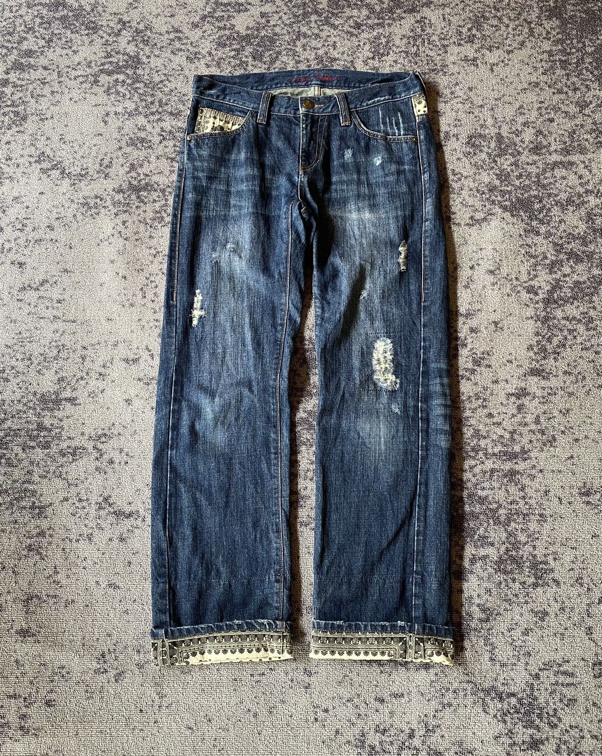 Hysteric Glamour Y2k Super Hakka ifsixwasnine distressed jeans Size US 30 / EU 46 - 2 Thumbnail