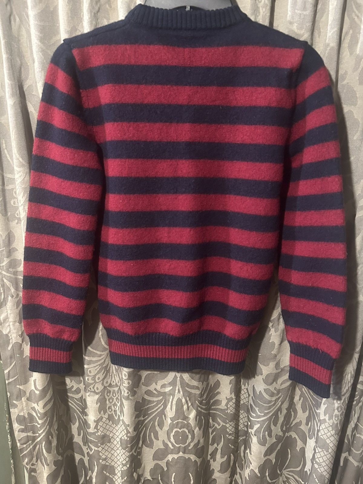 Hedi Slimane × Saint Laurent Paris Saint Laurent Paris FW15 Red & Black Striped Sweater Size US S / EU 44-46 / 1 - 2 Thumbnail