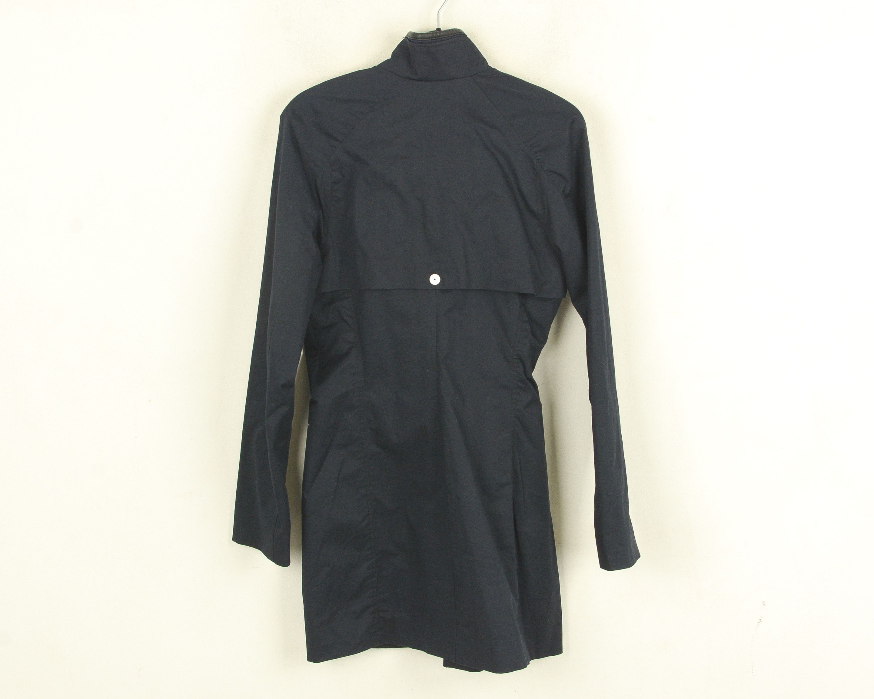 G-Star Minor Slim Trench XS Women's Rain Coat Navy Mac Jacket Long Size XS / US 0-2 / IT 36-38 - 3 Thumbnail
