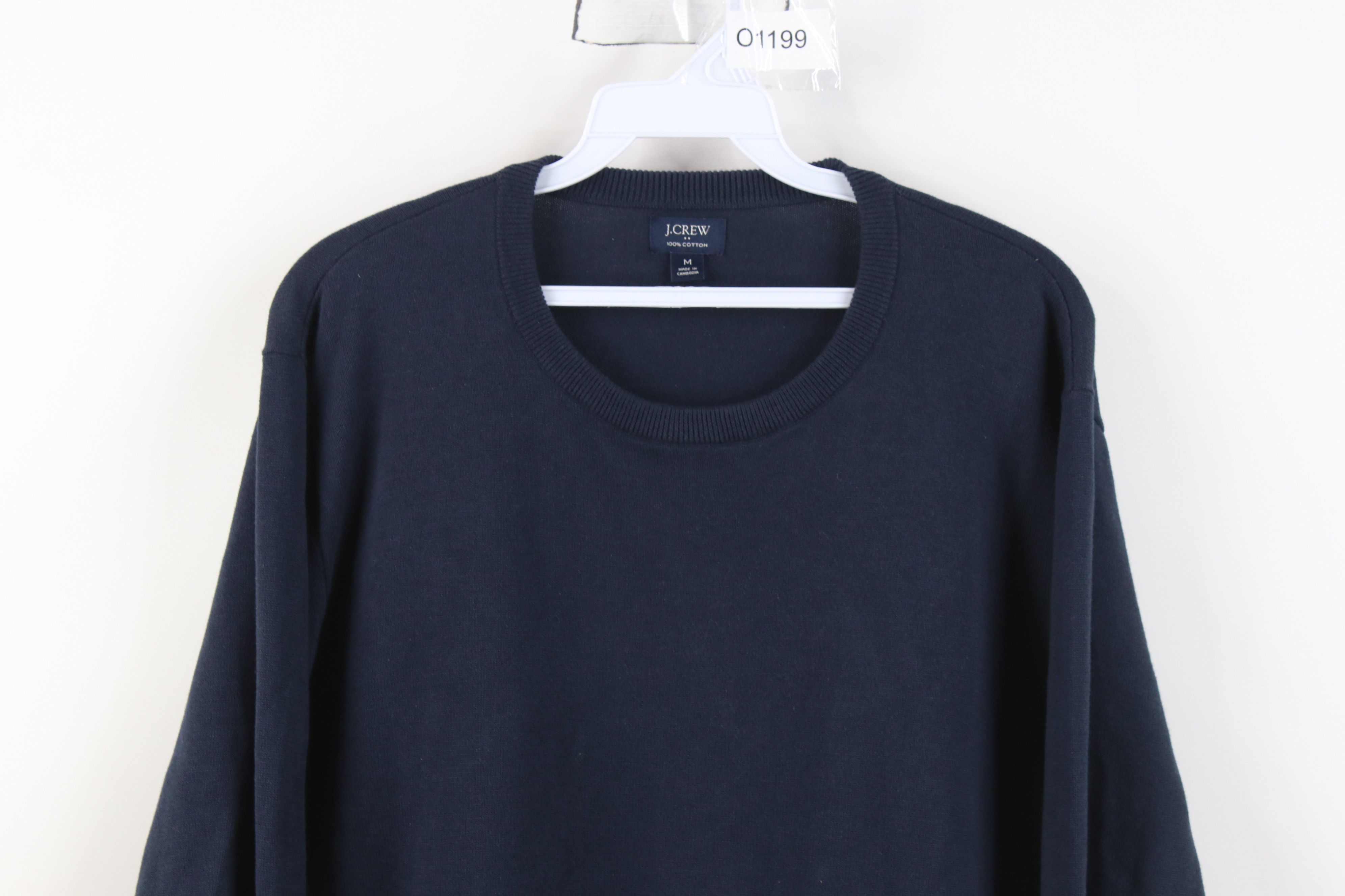 J.Crew Vintage Y2K J Crew Lightweight Cotton Knit Crewneck Sweater Size US M / EU 48-50 / 2 - 2 Thumbnail