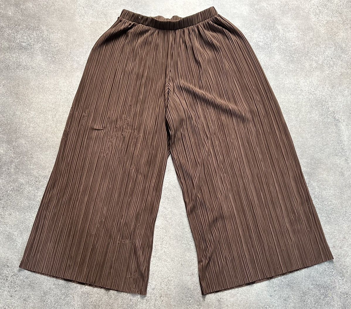 Vintage Vintage super flare balloon plisse pants Size US 33 - 1 Thumbnail