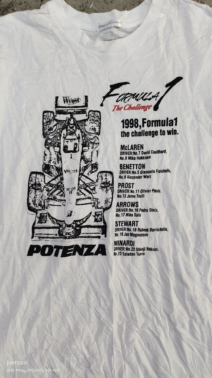 Formula 1 Vtg McLaren Mercedes F1 Mika Hakkinen David Coulthard Tee Size US S / EU 44-46 / 1 - 1 Thumbnail