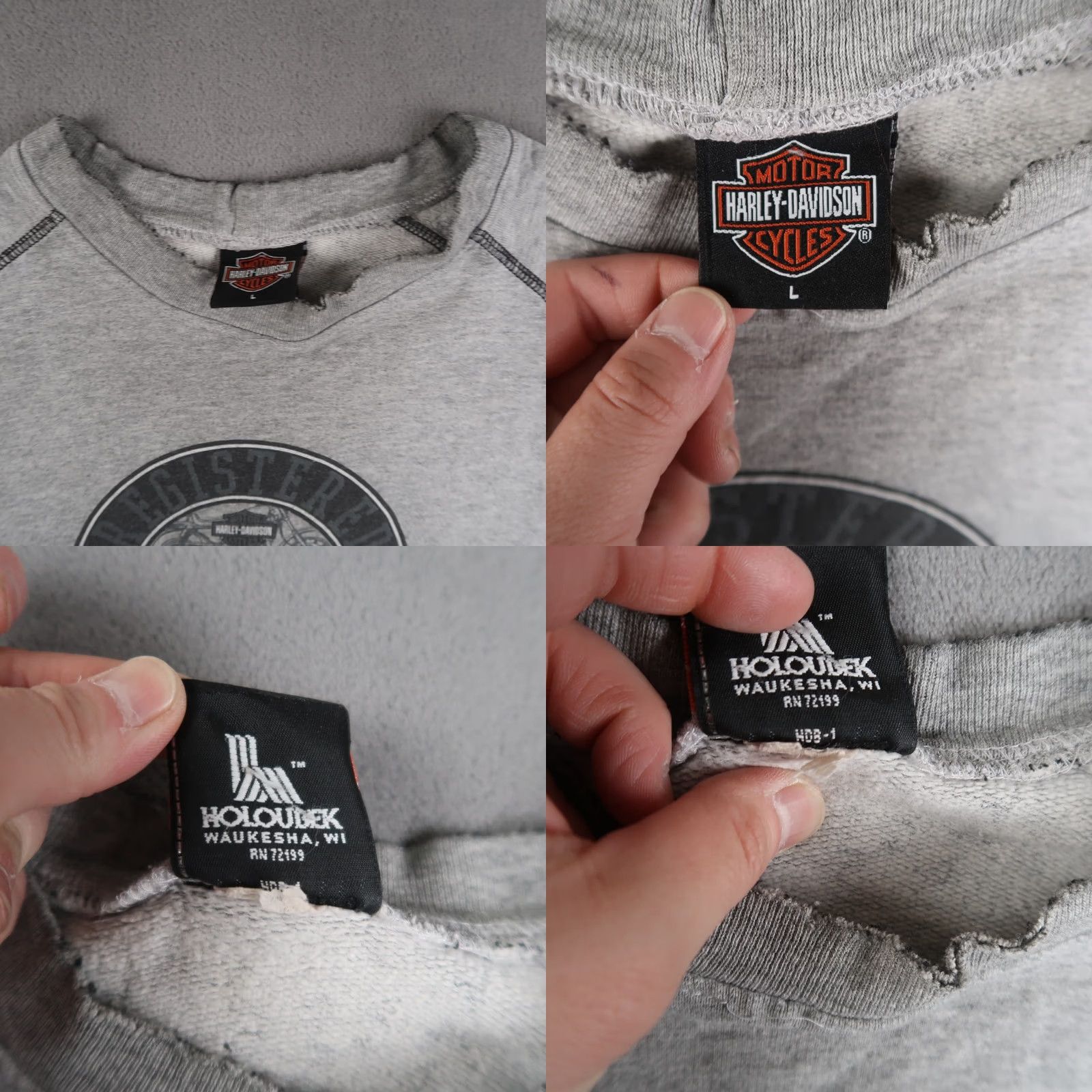 Harley Davidson VINTAGE Harley-Davidson T-Shirt Men L Gray Sleeveless Biker Crew Neck 2003 Y2K Logo Size US L / EU 52-54 / 3 - 8 Thumbnail