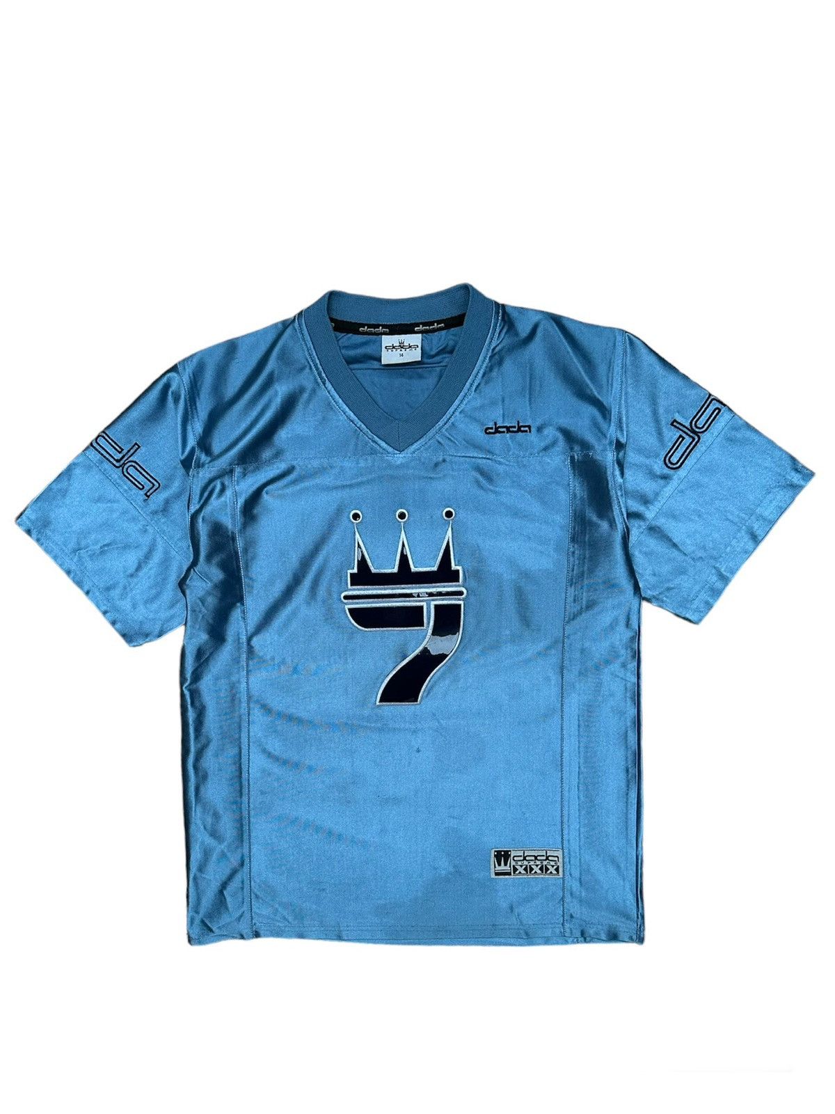 Vintage Vintage 90s Dada Supreme Jersey Shirt Hip Hop Streetwear Y2K Size US S / EU 44-46 / 1 - 1 Thumbnail