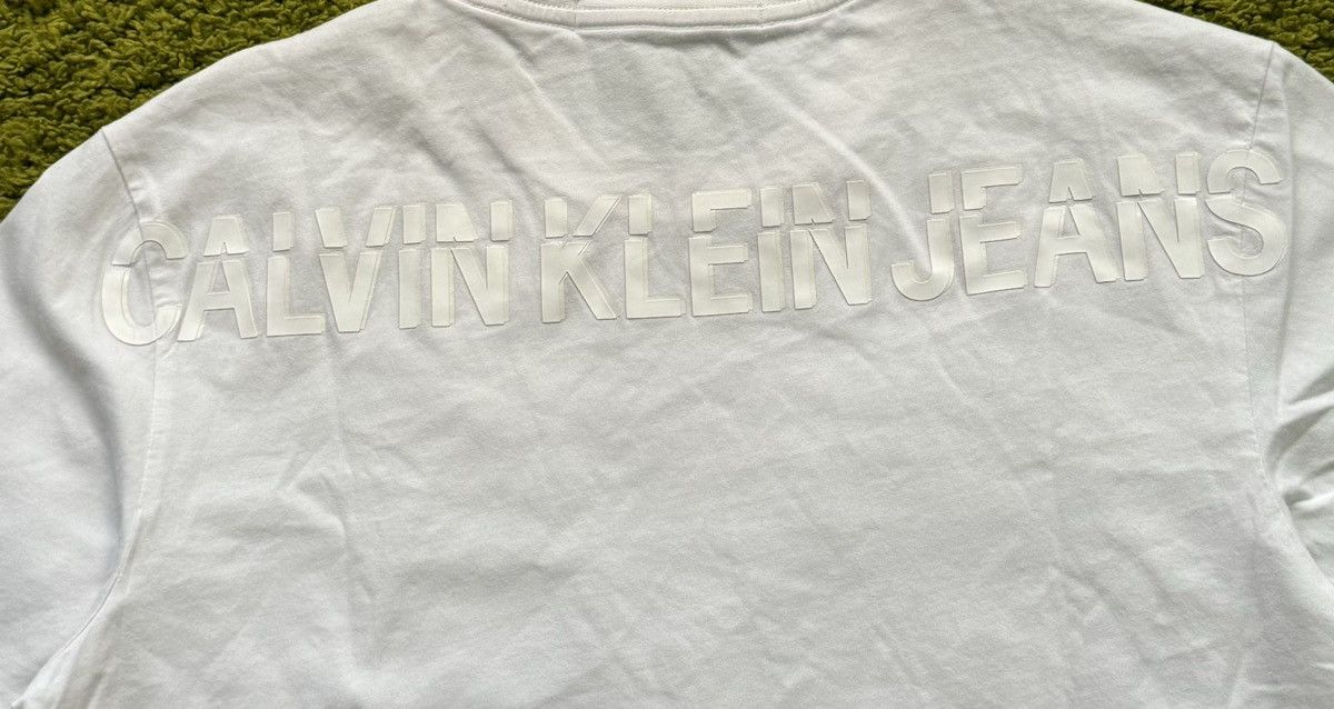 Calvin Klein × Designer Calvin Klein centre logo t-shirt Size XS / US 0-2 / IT 36-38 - 7 Thumbnail