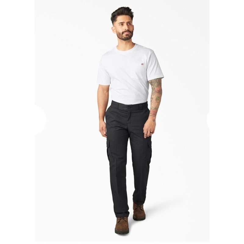 Dickies Dickies straight cargo pants, brand new with tags, black Size US 33 - 3 Thumbnail