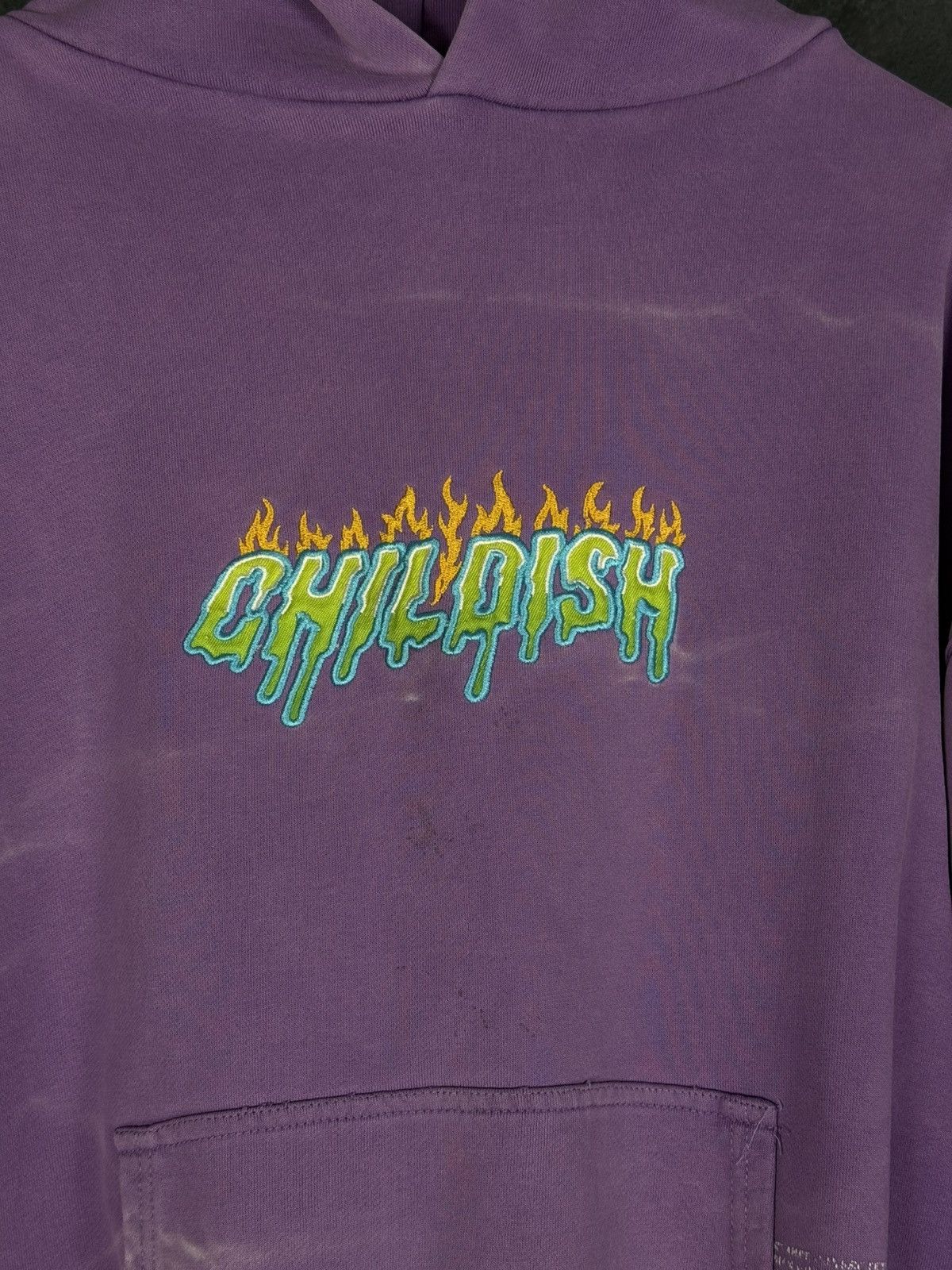 CHILDS Childish Robs Motors 1995 Purple Hoodie Big Logo Y2K Racing Size US S / EU 44-46 / 1 - 8 Thumbnail
