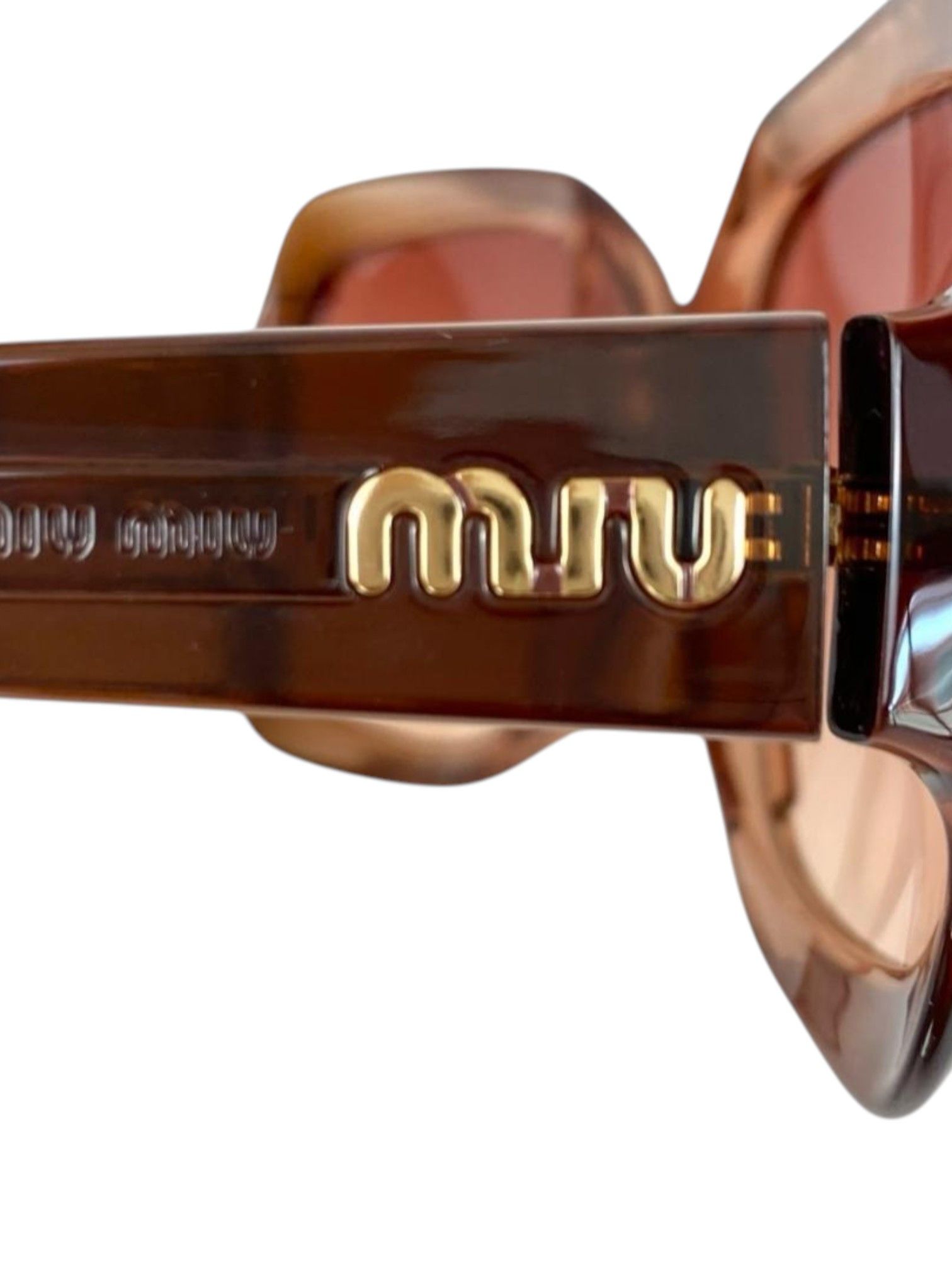 Miu Miu Miu Miu Glam SMU03I Oversized Square Sunglasses Size ONE SIZE - 12 Thumbnail