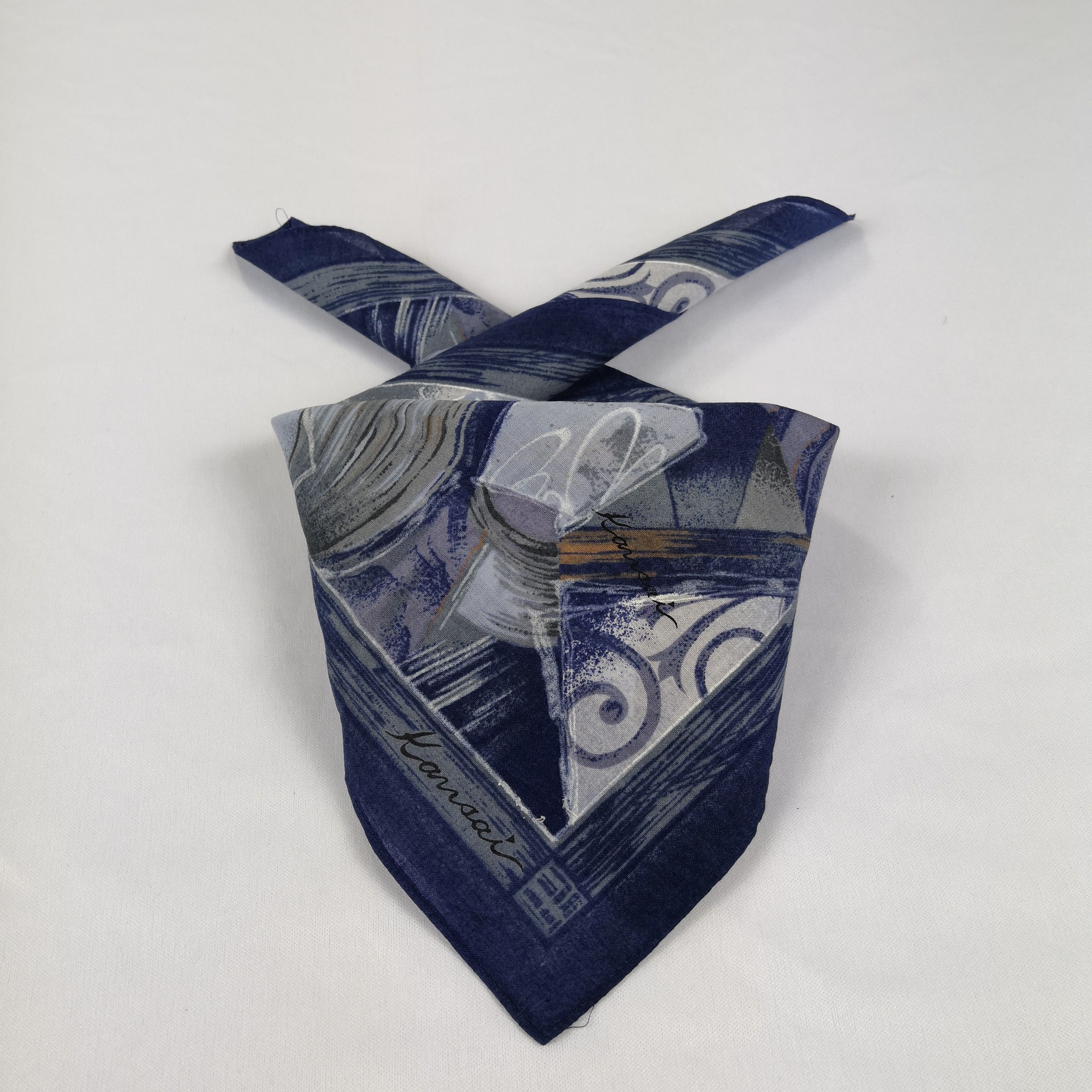 Kansai Yamamoto × Vintage Vintage Kansai Bandana Scarf Handkerchief Neckerchief Size ONE SIZE - 1 Thumbnail