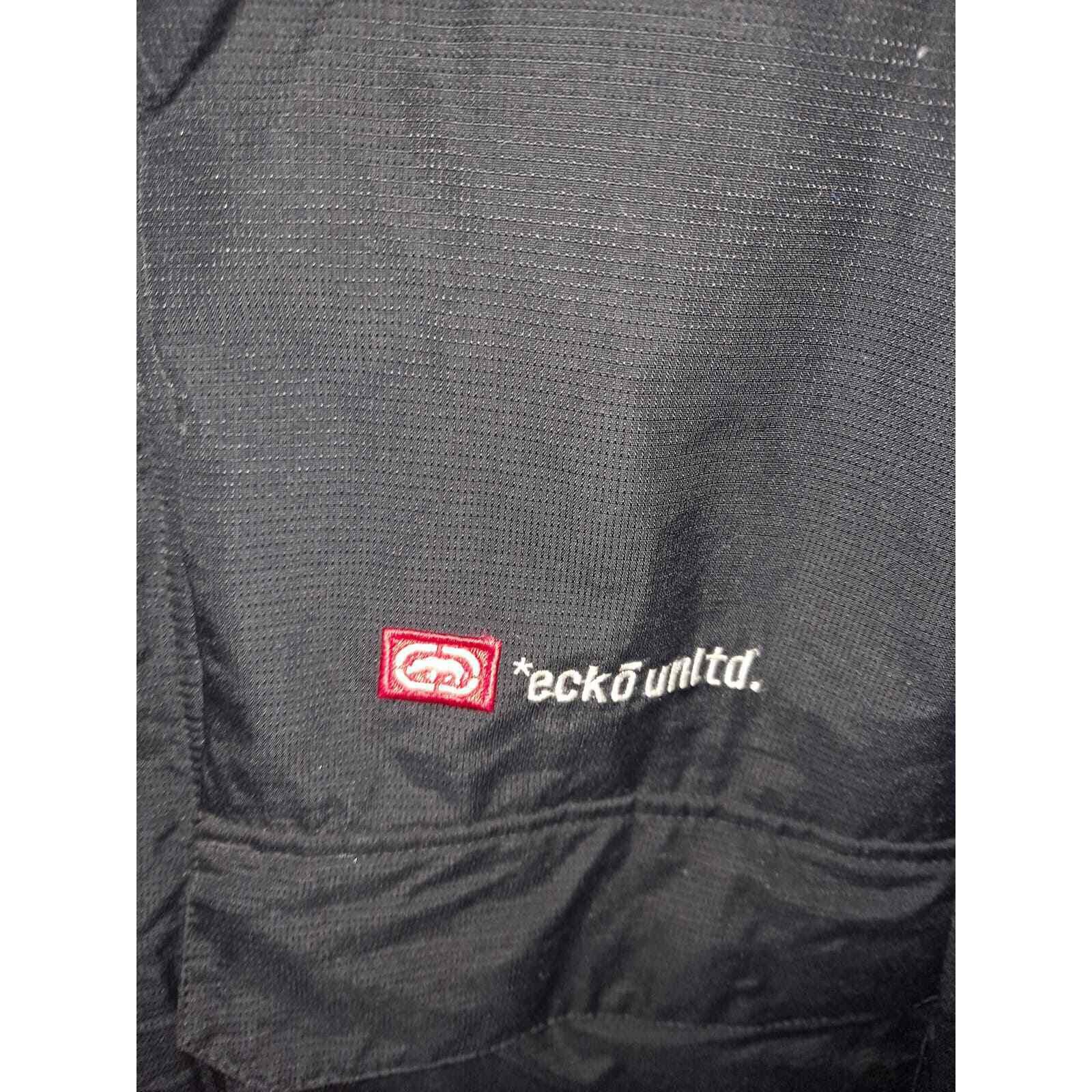 Other Ecko Unltd Red Long Black Puffer Coat With Faux Fur Hood Siz Size US L / EU 52-54 / 3 - 3 Thumbnail