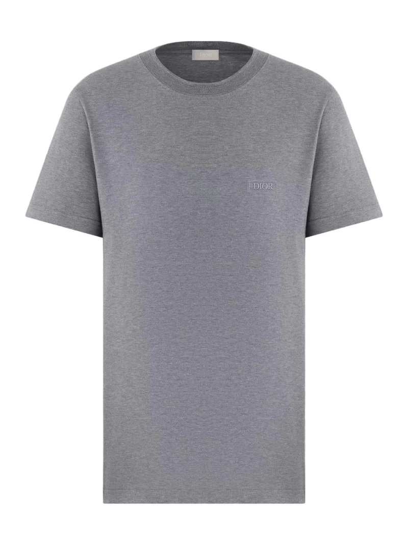 DIOR $950 Gray Cotton T-shirt New & Authentic