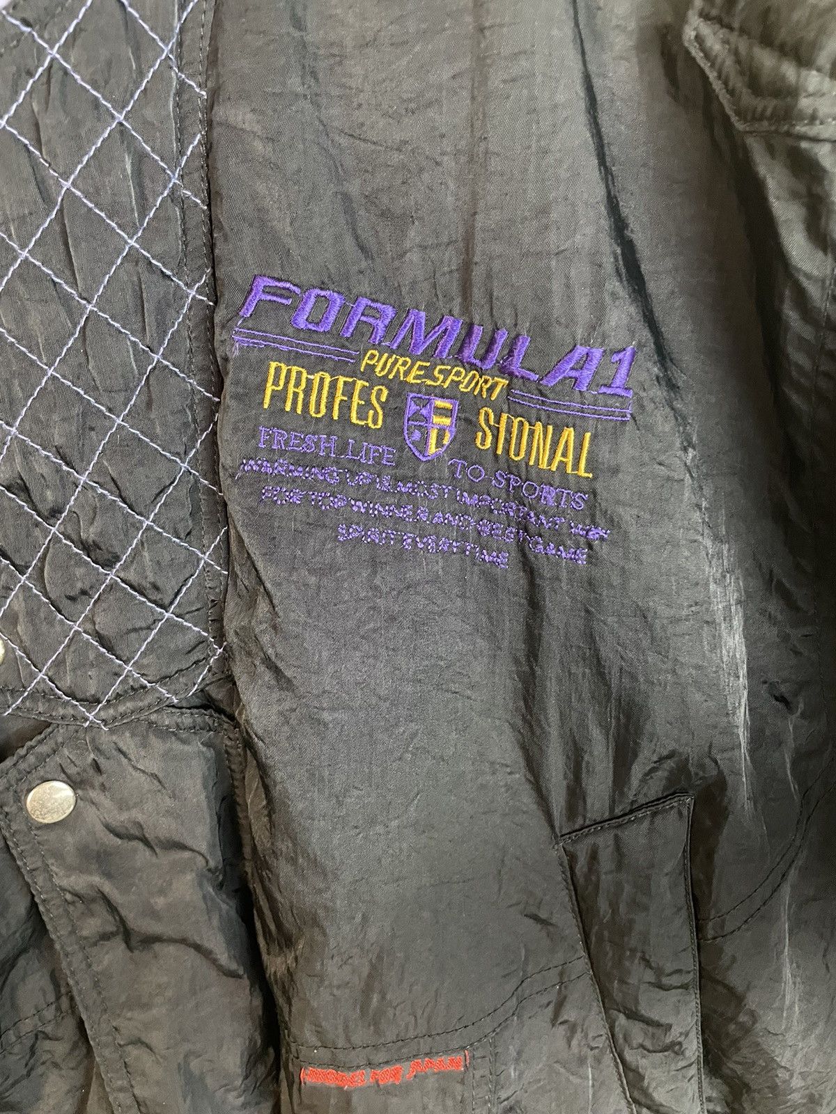 Japanese Brand × Vintage Vintage Racing Jacket Formula 1 puresport internasional Size US L / EU 52-54 / 3 - 5 Thumbnail