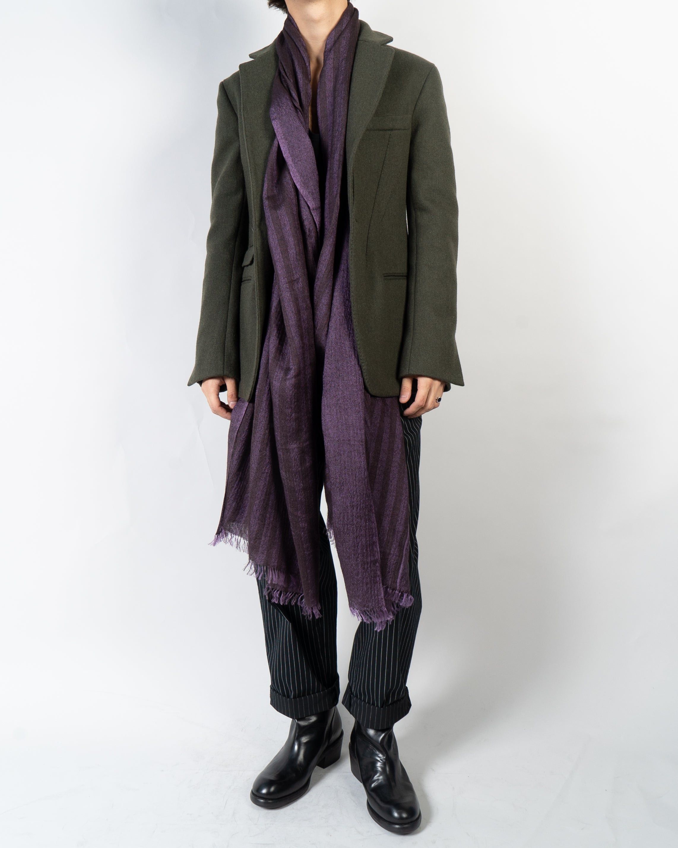Haider Ackermann FW16 Military Green Wool Jacket Size US M / EU 48-50 / 2 - 1 Thumbnail