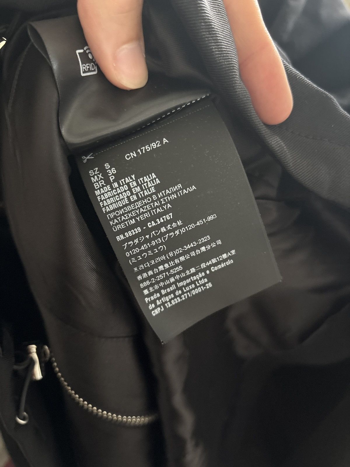 Prada PRADA | TRIANGLE LOGO ZIP HOODIE Size US M / EU 48-50 / 2 - 13 Thumbnail