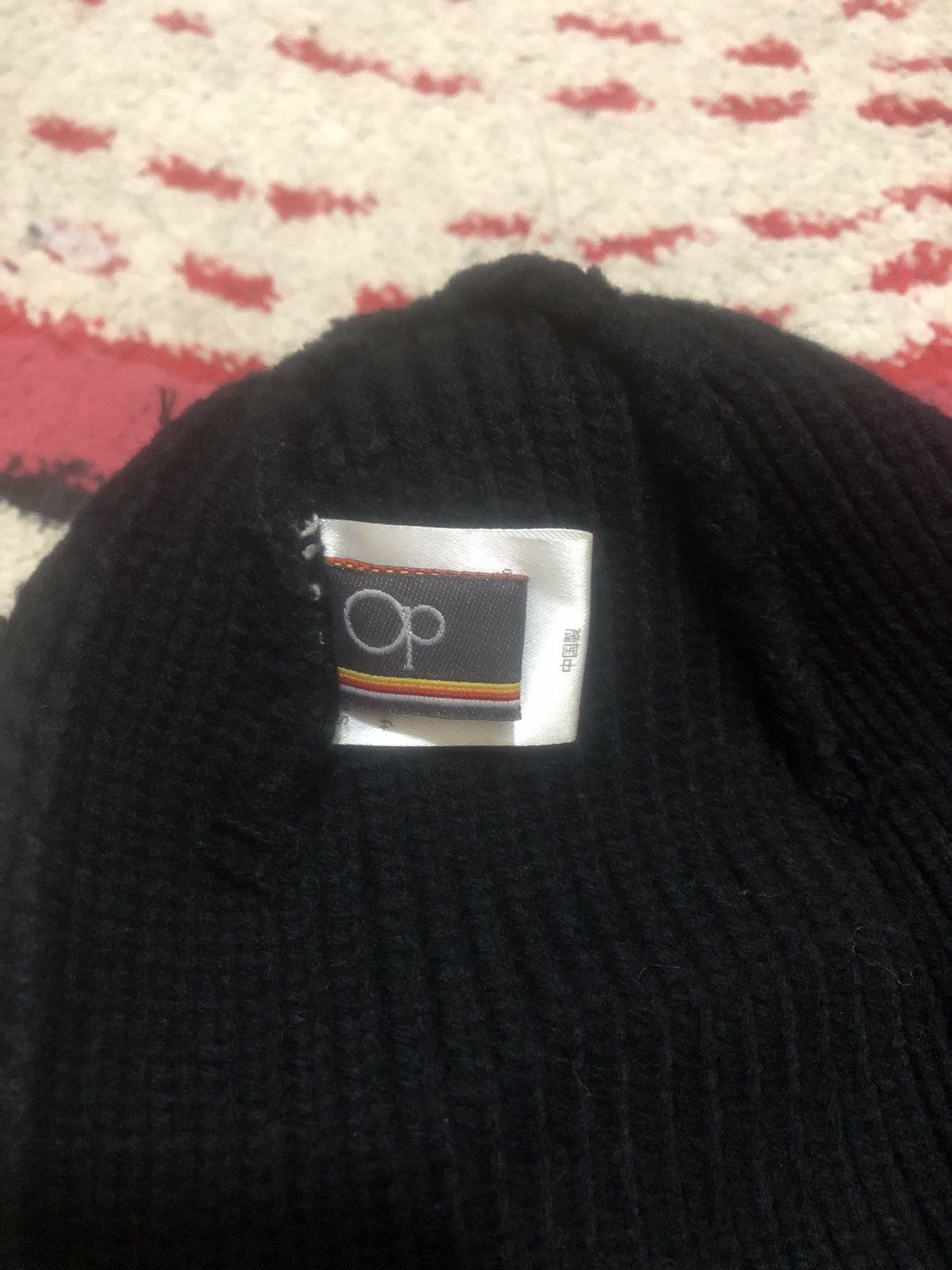 Mountain Equipment Company × Ocean Pacific × Vintage Vintage 90s OP knit Beanie Winter Hat Black Size ONE SIZE - 3 Thumbnail