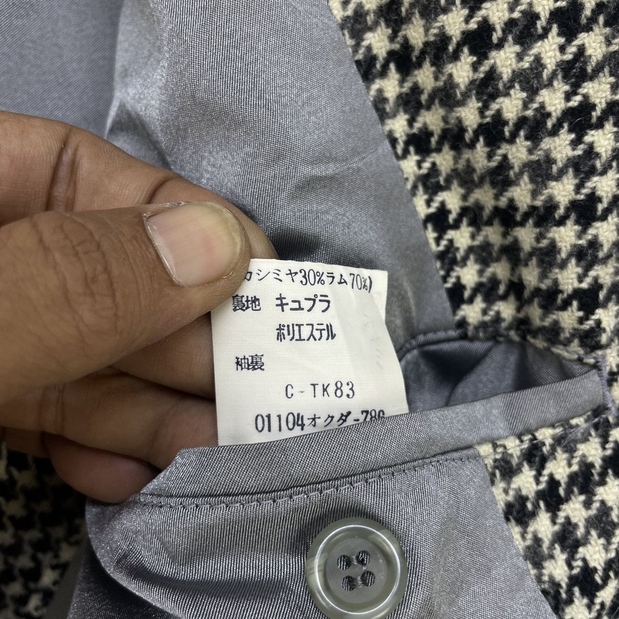 Burberry × Vintage Vintage Burberrys Checked Black And White Wool Jacket Size US M / EU 48-50 / 2 - 7 Thumbnail