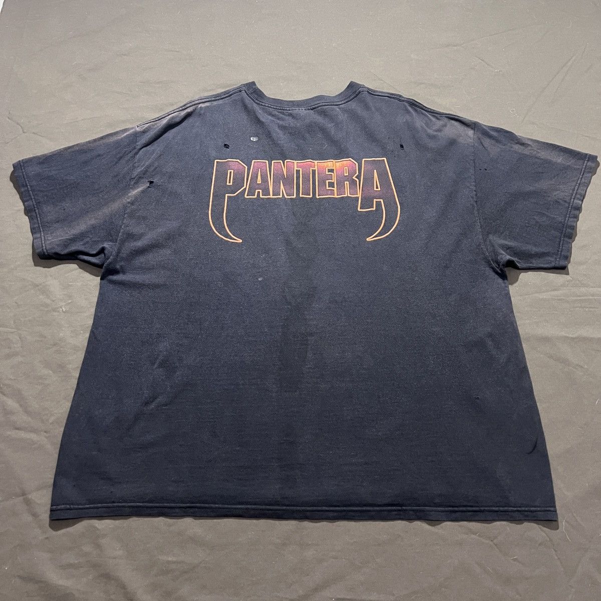 Band Tees Vintage Y2K Pantera Thrashed Faded Tee 2XL Groove metal Size US XXL / EU 58 / 5 - 13 Thumbnail