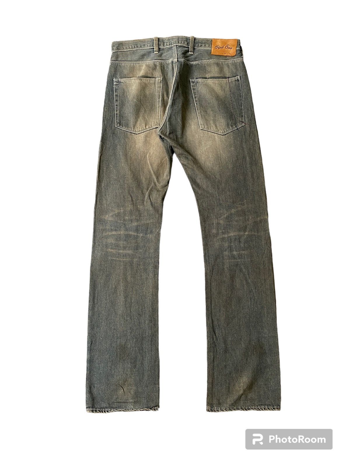 Japanese Brand × Paul Smith × Paul Smith Red Ear Red Ear Paul Smiths Rusty Washed Faded Denim Size US 31 - 2 Thumbnail