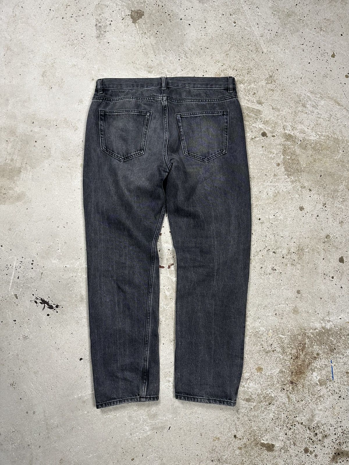 Arket Arket Regular Cropped Jeans Denim Pants Washed Grey Size US 31 - 2 Thumbnail