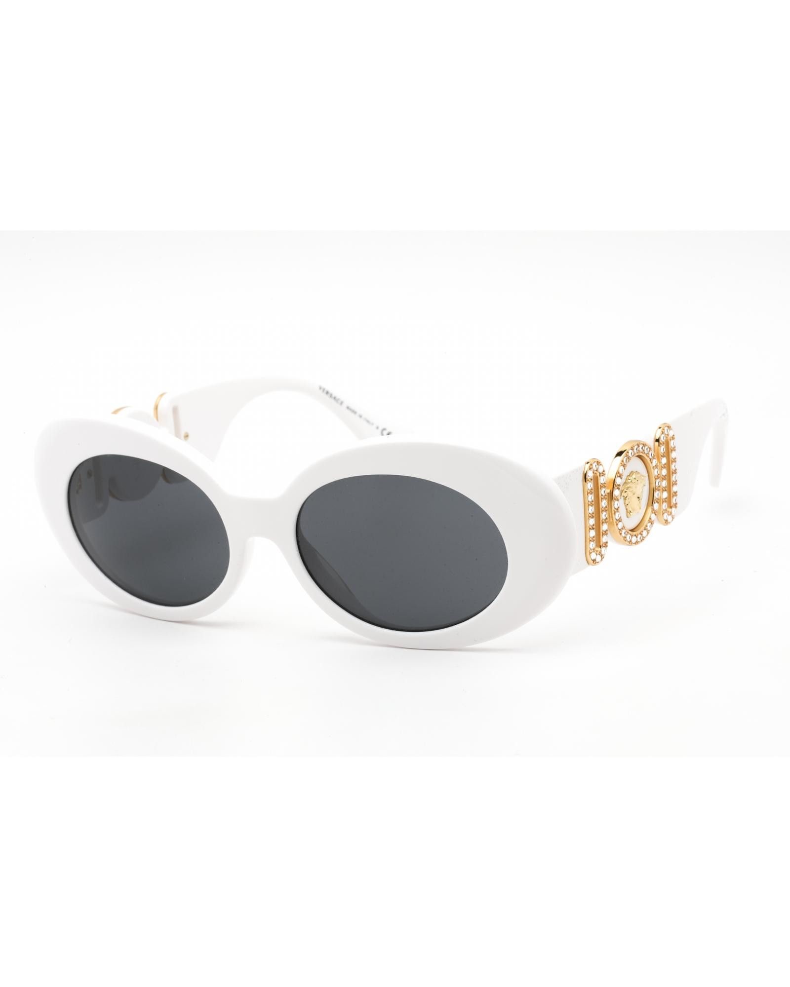 image of Versace 0Ve4426Bu Sunglasses White/dark Grey, Women's