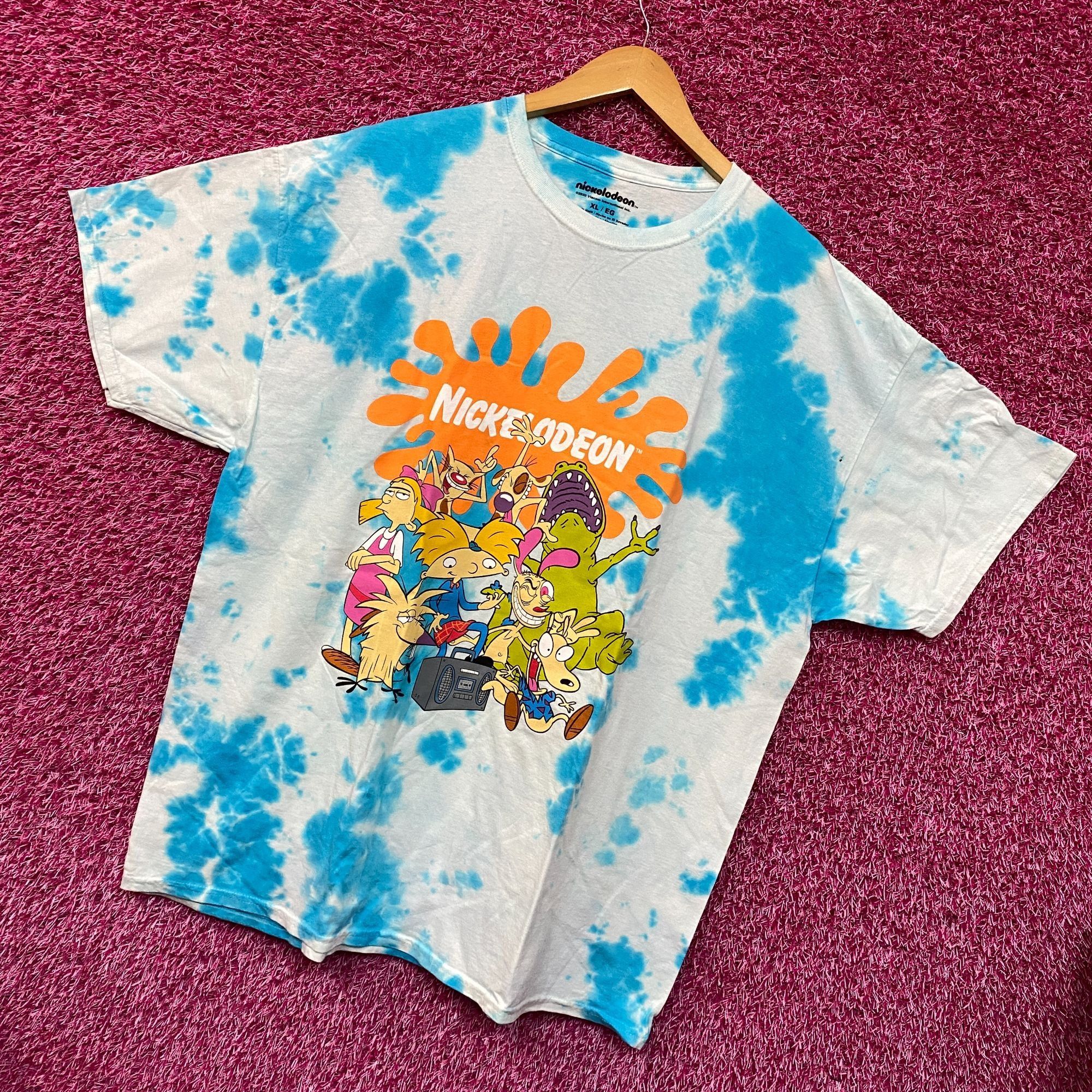 Nickelodeon Nickelodeon Best Ofblue/white tie dye Tshirt size extra larg Size US XL / EU 56 / 4 - 3 Thumbnail