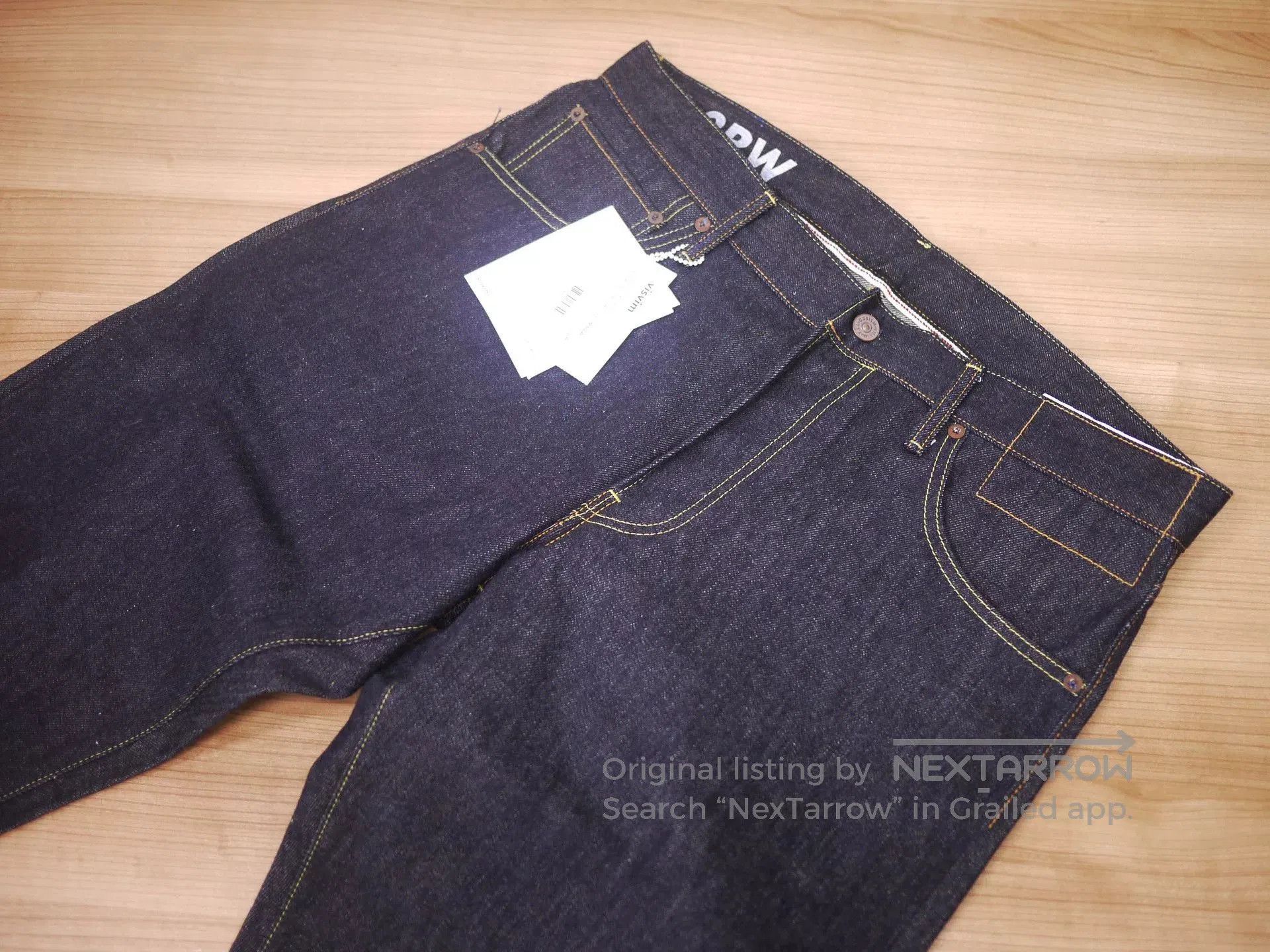 Visvim visvim social sculpture raw 01slim jeans. Size US 34 / EU 50 - 4 Thumbnail