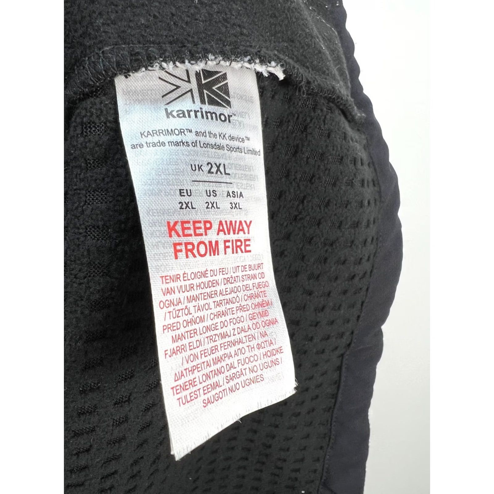 Karrimor Karrimor Elite Hybrid Fleece Jacket Black Mens 2XL Jacket Regular Solid Logo Outdoor Hiking Winter Fall Spring Winter Mens Size US XXL / EU 58 / 5 - 4 Thumbnail
