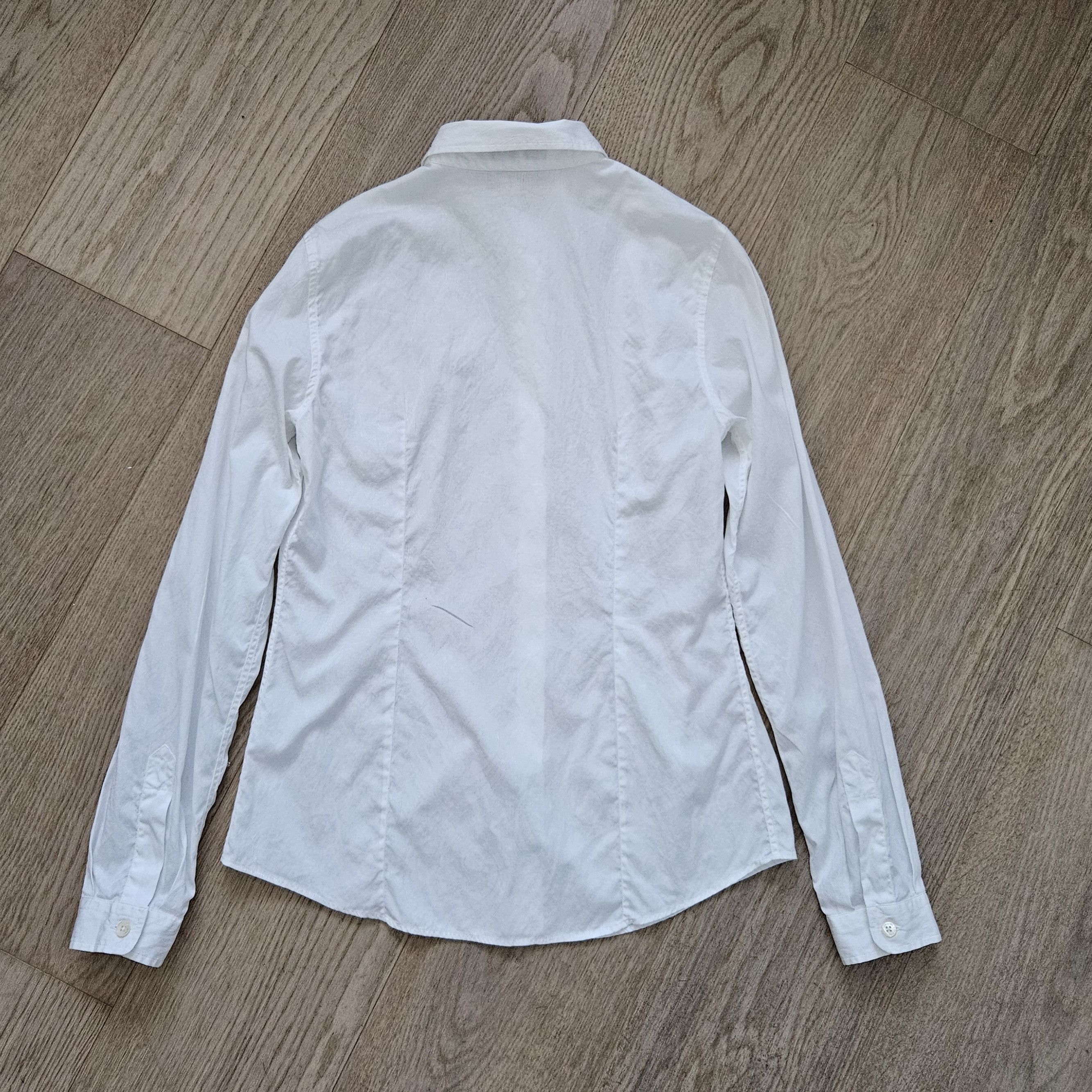 Etro Etro White Cotton Jacquard Shirt – Size IT 42, US 6 Size M / US 6-8 / IT 42-44 - 2 Thumbnail