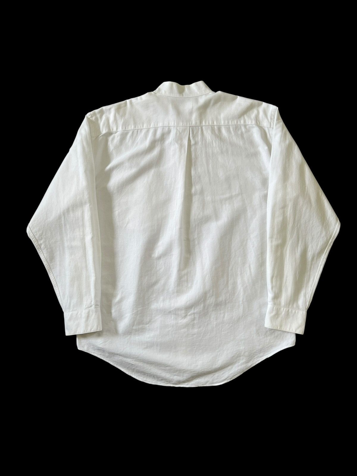 Issey Miyake 1980s Issey Miyake Mandarin Collar Textured Button Up Shirt Size US XL / EU 56 / 4 - 2 Thumbnail