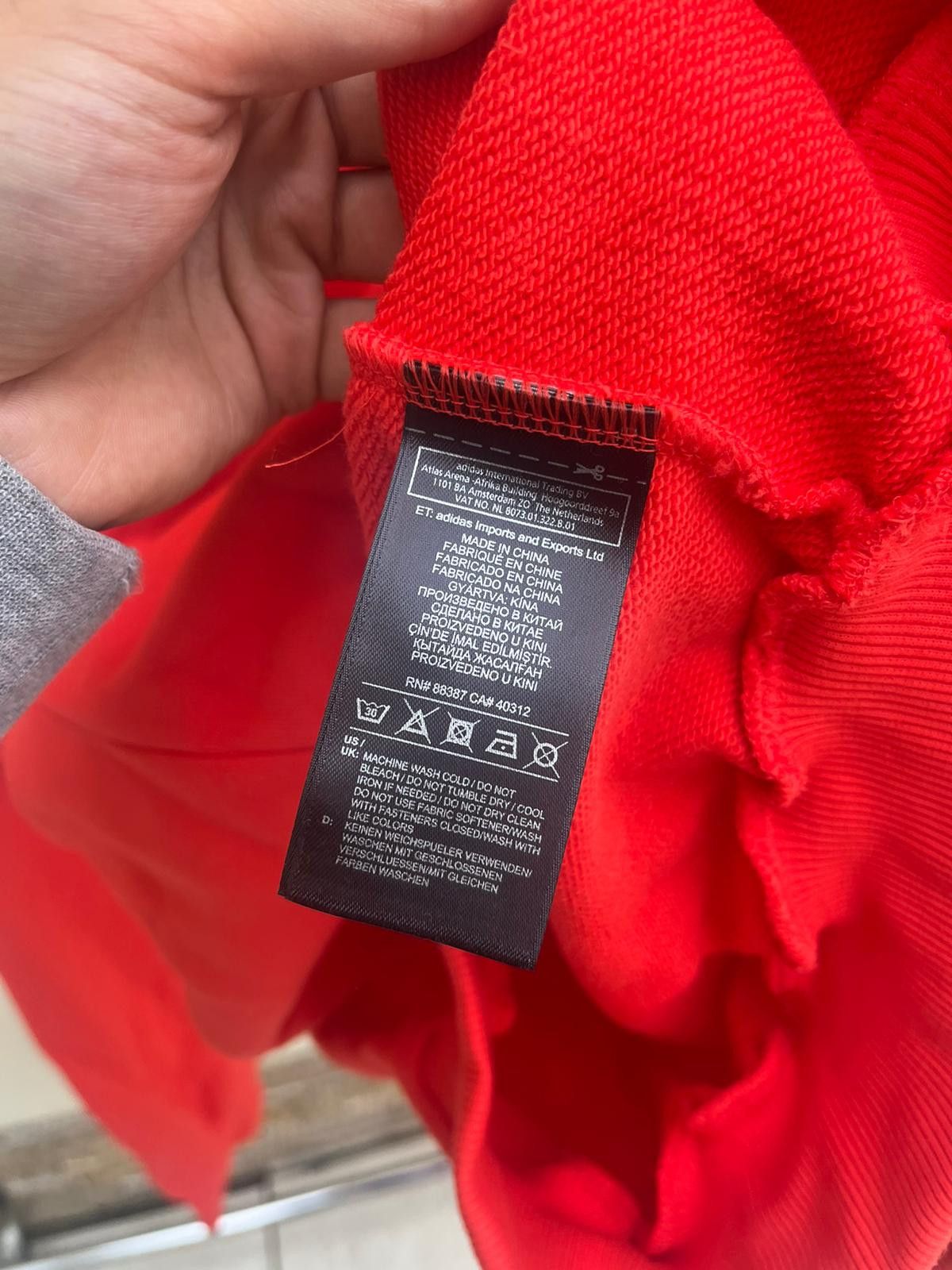 Adidas × Gosha Rubchinskiy Logo Embroidered Cowl Neck Sweater in Orange Size US M / EU 48-50 / 2 - 5 Thumbnail
