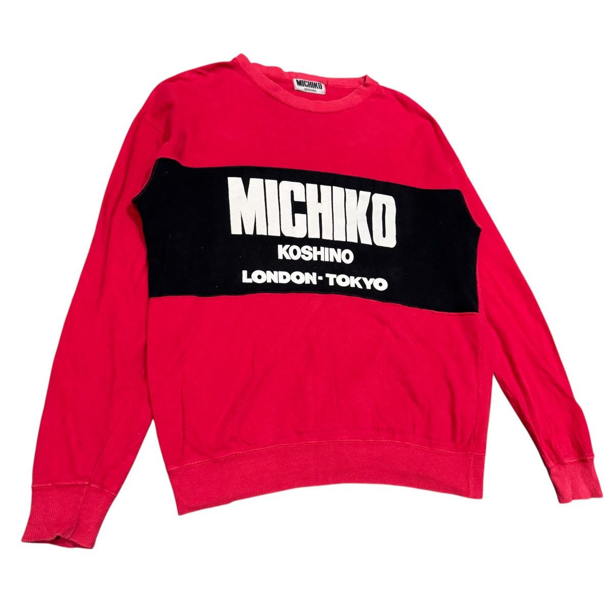 Michiko Koshino London Vintage 90s Michiko Koshino London-Tokyo Sweatshir Size US M / EU 48-50 / 2 - 3 Thumbnail