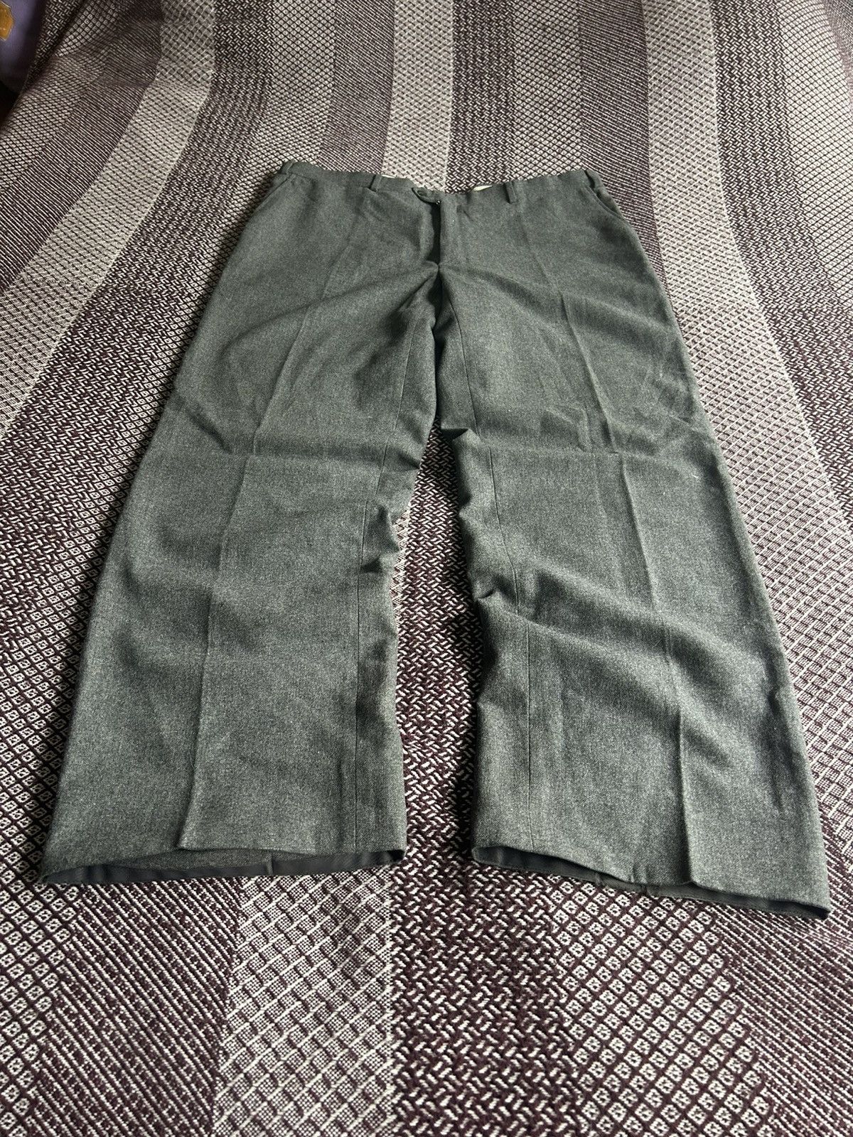 Burberry Vintage Burberrys Grey Classic Pants Japanese Style Solid Size US 36 / EU 52 - 10 Thumbnail
