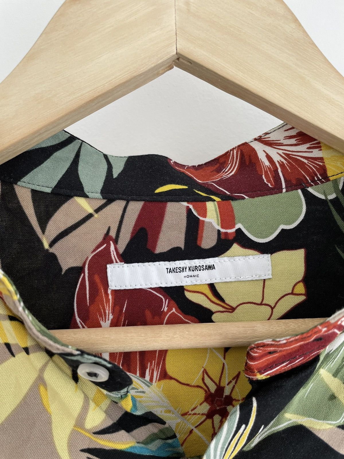 Japanese Brand × Takeshy Kurosawa Rare Takeshy Kurosawa Flower Print Shirt Size US XL / EU 56 / 4 - 5 Thumbnail