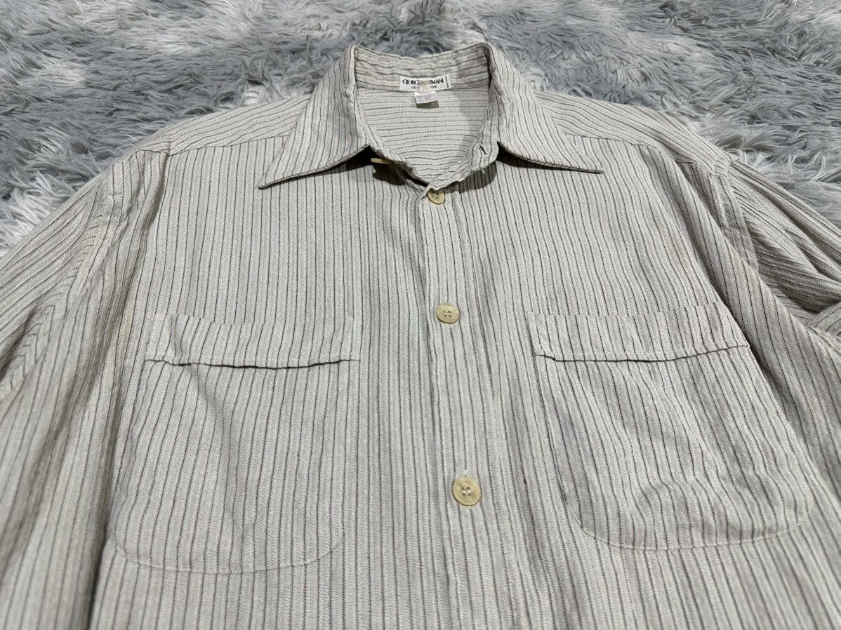Giorgio Armani 🔥Vintage Giorgio Armani Shirt Double Pockets Size US L / EU 52-54 / 3 - 2 Thumbnail