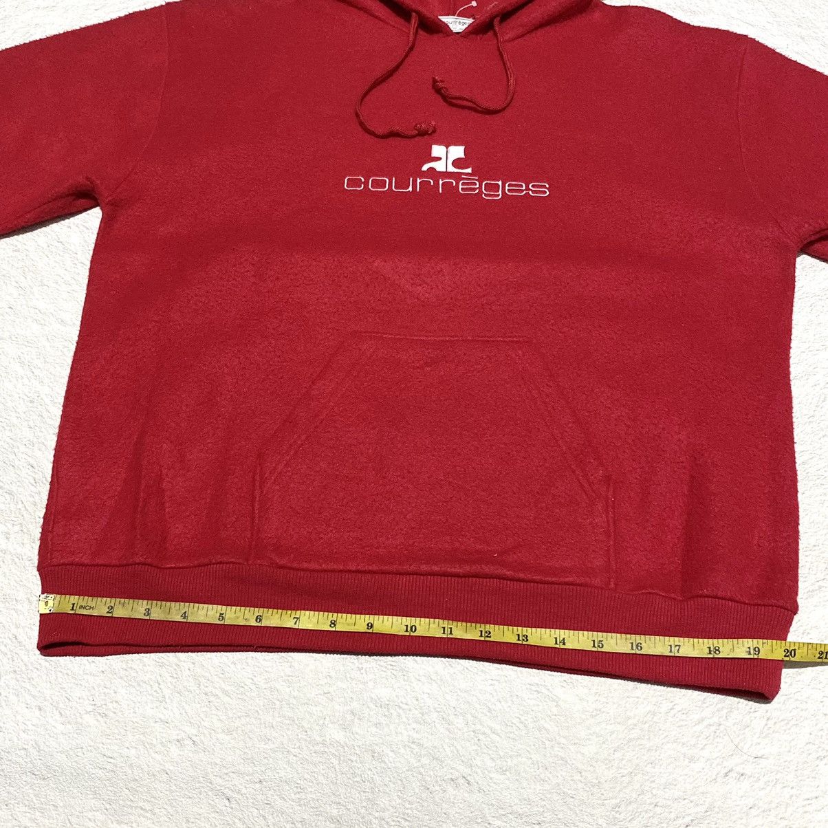 Courreges 🔥RARE🔥 Courreges 2000s Fleece Hoodie Size US M / EU 48-50 / 2 - 6 Thumbnail