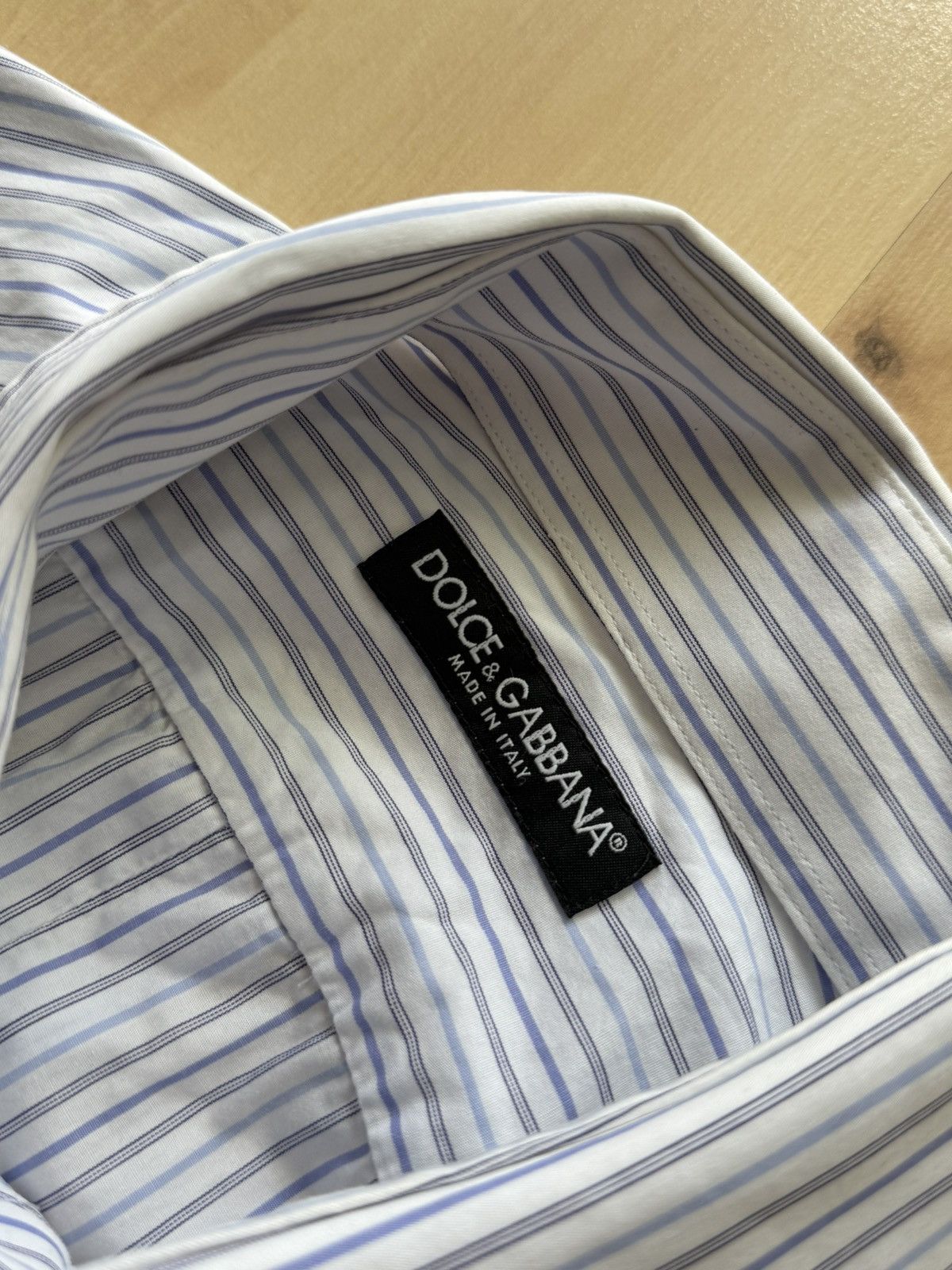 Dolce & Gabbana Dolce & Gabbana stripped Button up LS shirt Size US L / EU 52-54 / 3 - 3 Thumbnail