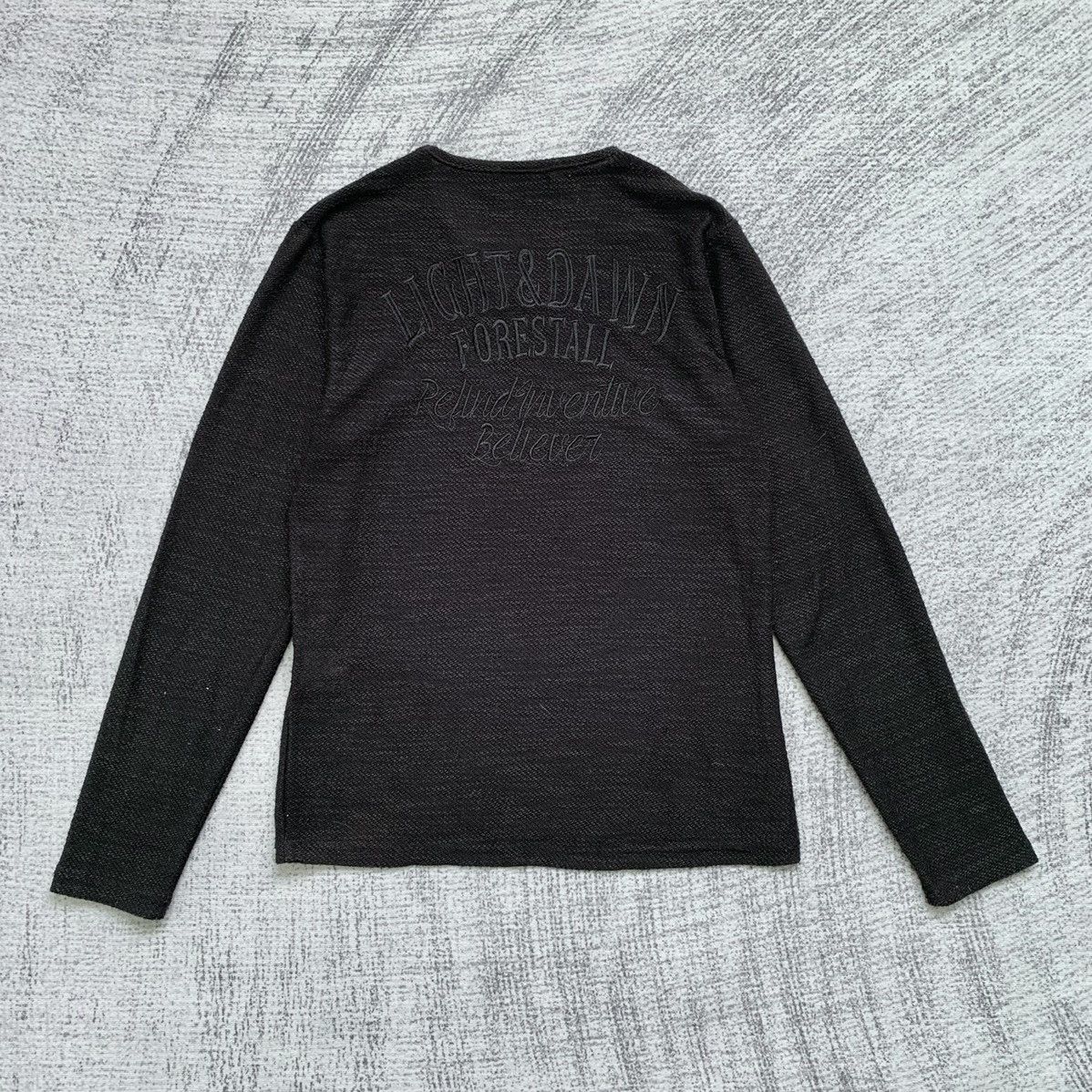 In The Attic × Japanese Brand Poem Embroidery In The Attic Longsleeve Shirt Size US M / EU 48-50 / 2 - 3 Thumbnail