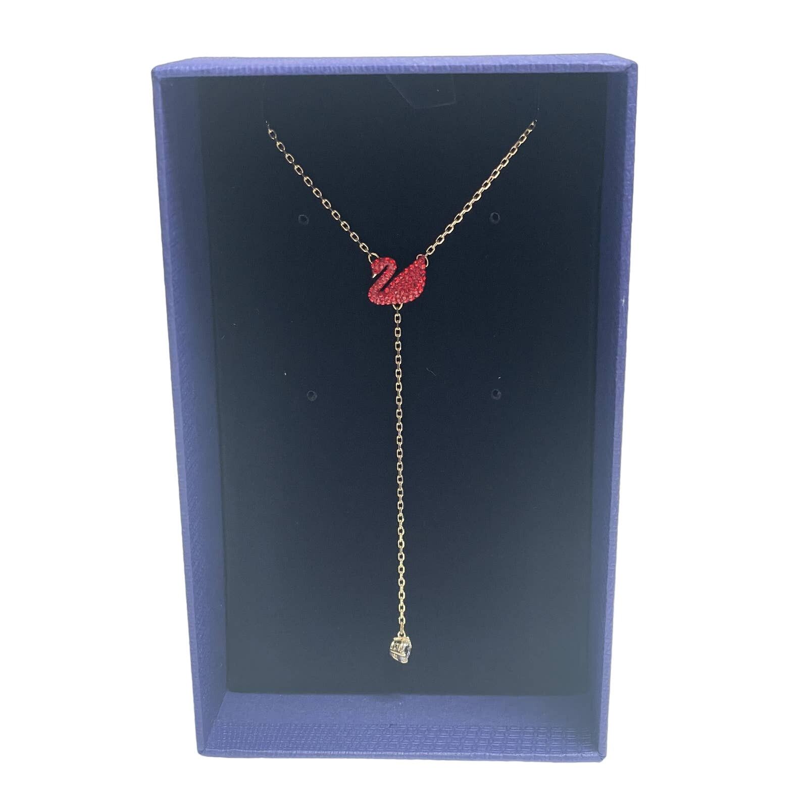 Swarovski Swarovski Iconic Swan necklace Swan, Red, Gold-tone plated Size ONE SIZE - 2 Thumbnail