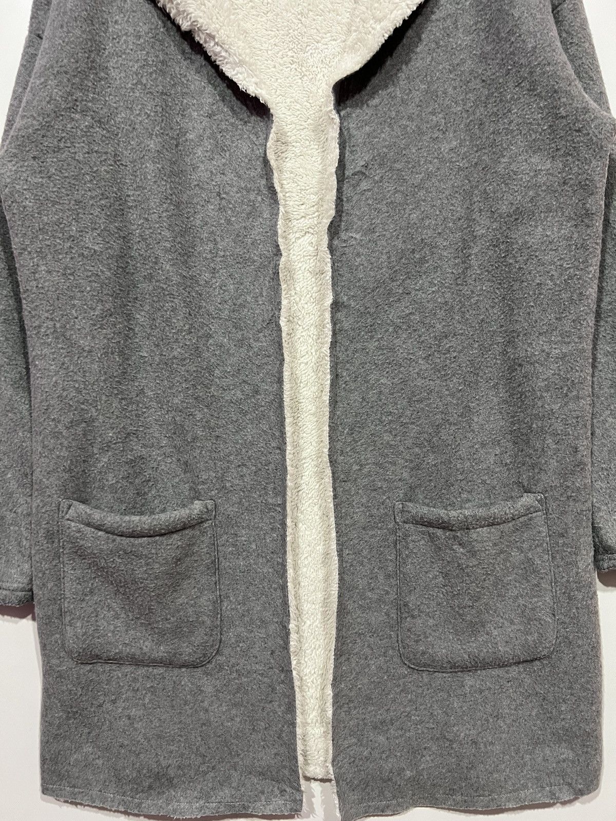 Japanese Brand × Other × Takeo Kikuchi 🔥 TAKEO KIKUCHI FLEECE LINED OPEN CARDIGAN - M Size L / US 10 / IT 46 - 4 Thumbnail