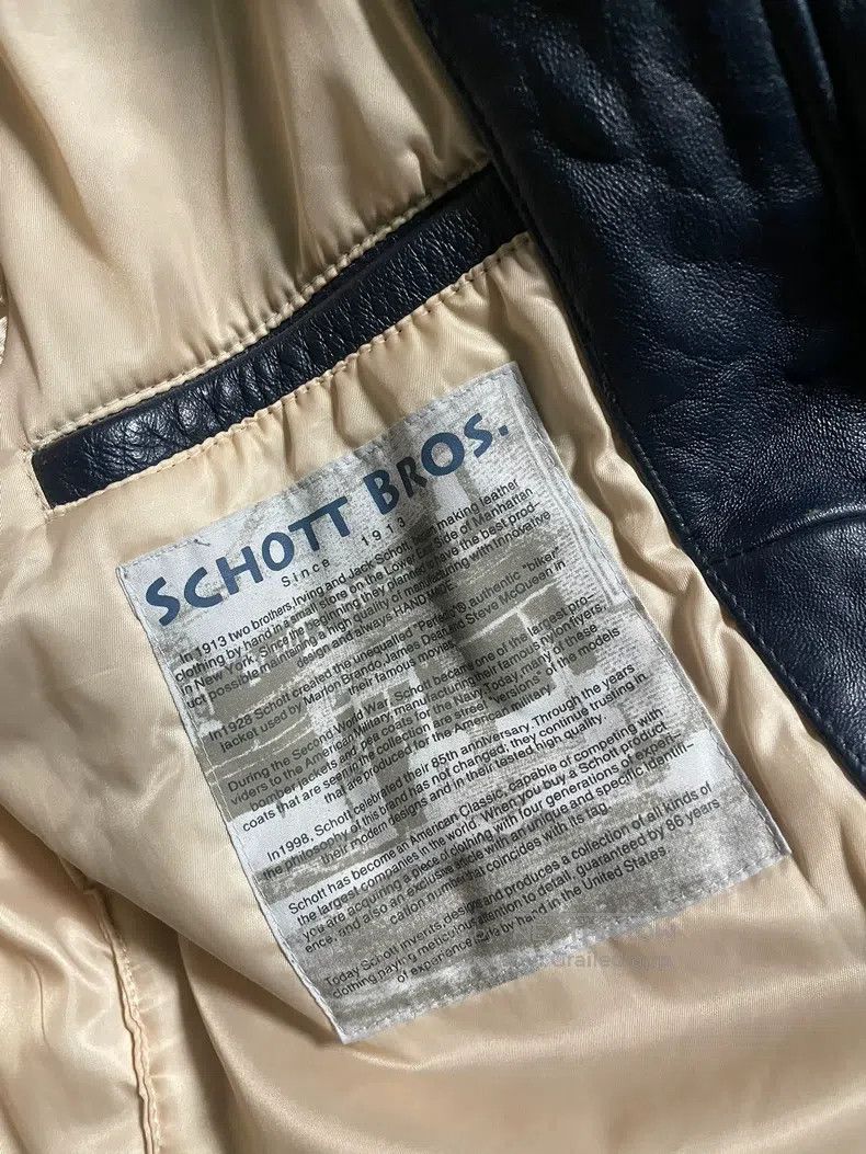 Schott Schott Wash old leather clothes Size US L / EU 52-54 / 3 - 5 Thumbnail
