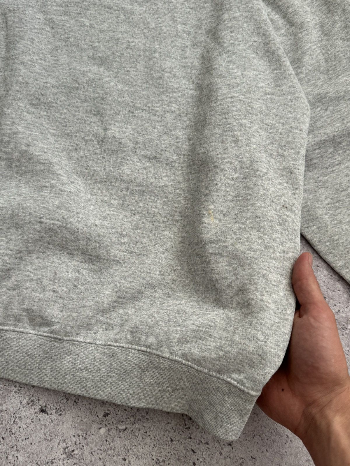 Nike × Vintage Vintage Nike 90s Y2K oversized boxy fit grey sweatshirt Size US XL / EU 56 / 4 - 13 Thumbnail