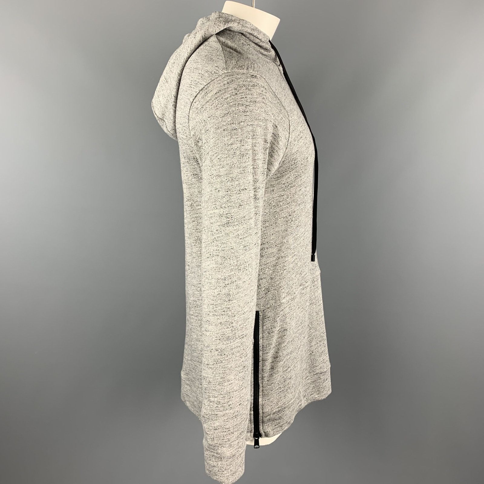 Public School PUBLIC SCHOOL Size L Grey Heather Cotton Hooded Sweatshirt Size US L / EU 52-54 / 3 - 3 Thumbnail