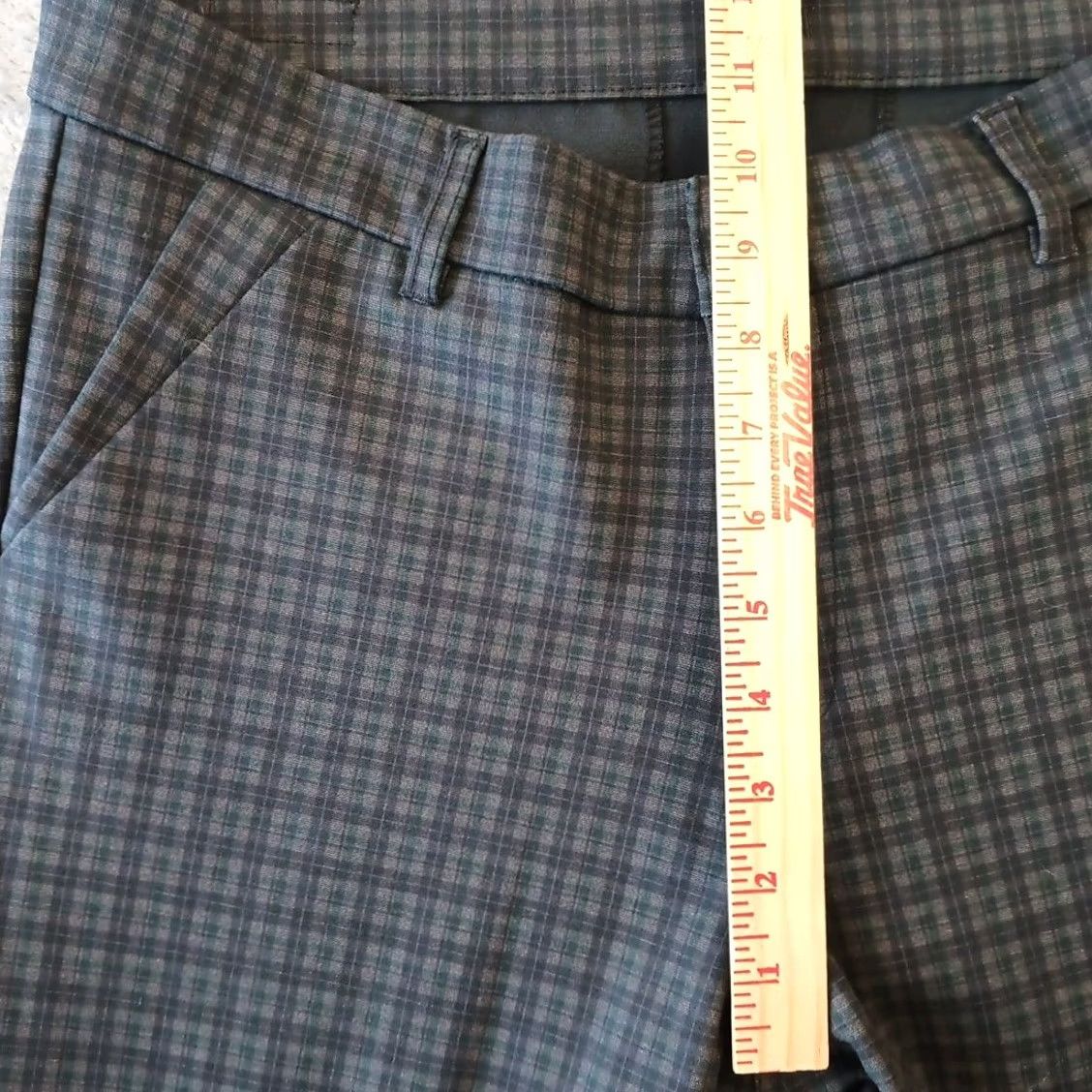 Vintage KUT from the Kloth Pants Ankle Womens Size 12 Gray Plaid Skinny 32x30.5 Size 34" / US 12 / IT 48 - 4 Thumbnail