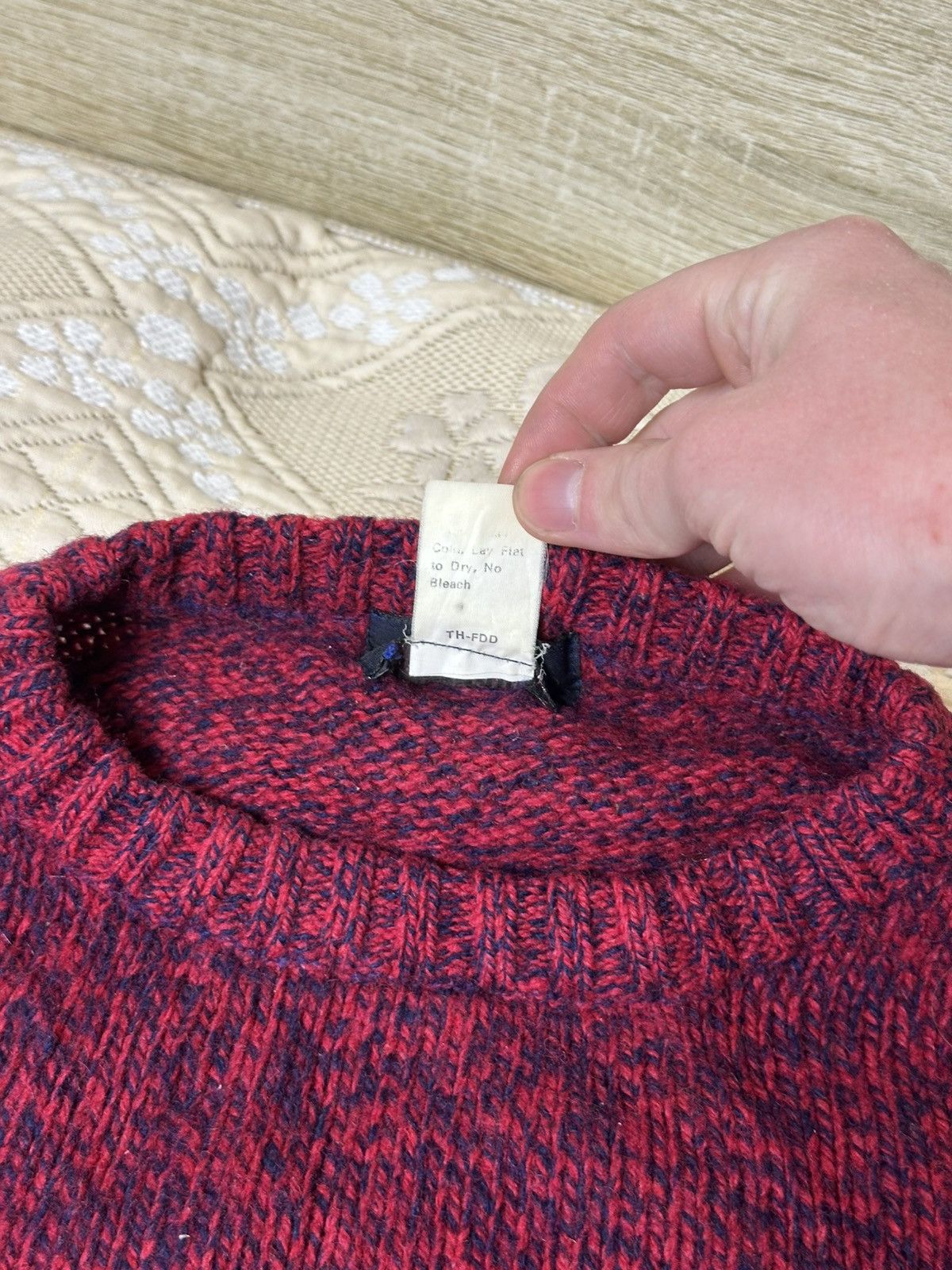 Woolrich Woolen Mills 🔥 Vintage 70s Woolrich Wool Knit Sweater Pullover Wool Retro Size US S / EU 44-46 / 1 - 4 Thumbnail